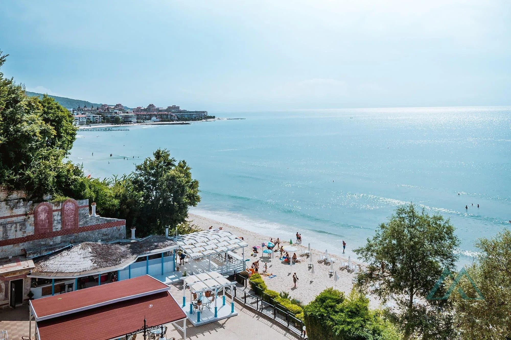 Priestranné 2-izbové apartmány s výhľadom na more, luxusný 4* komplex Tiva Del Mar, prvá línia pri mori, Sveti Vlas, Bulharsko - foto 39