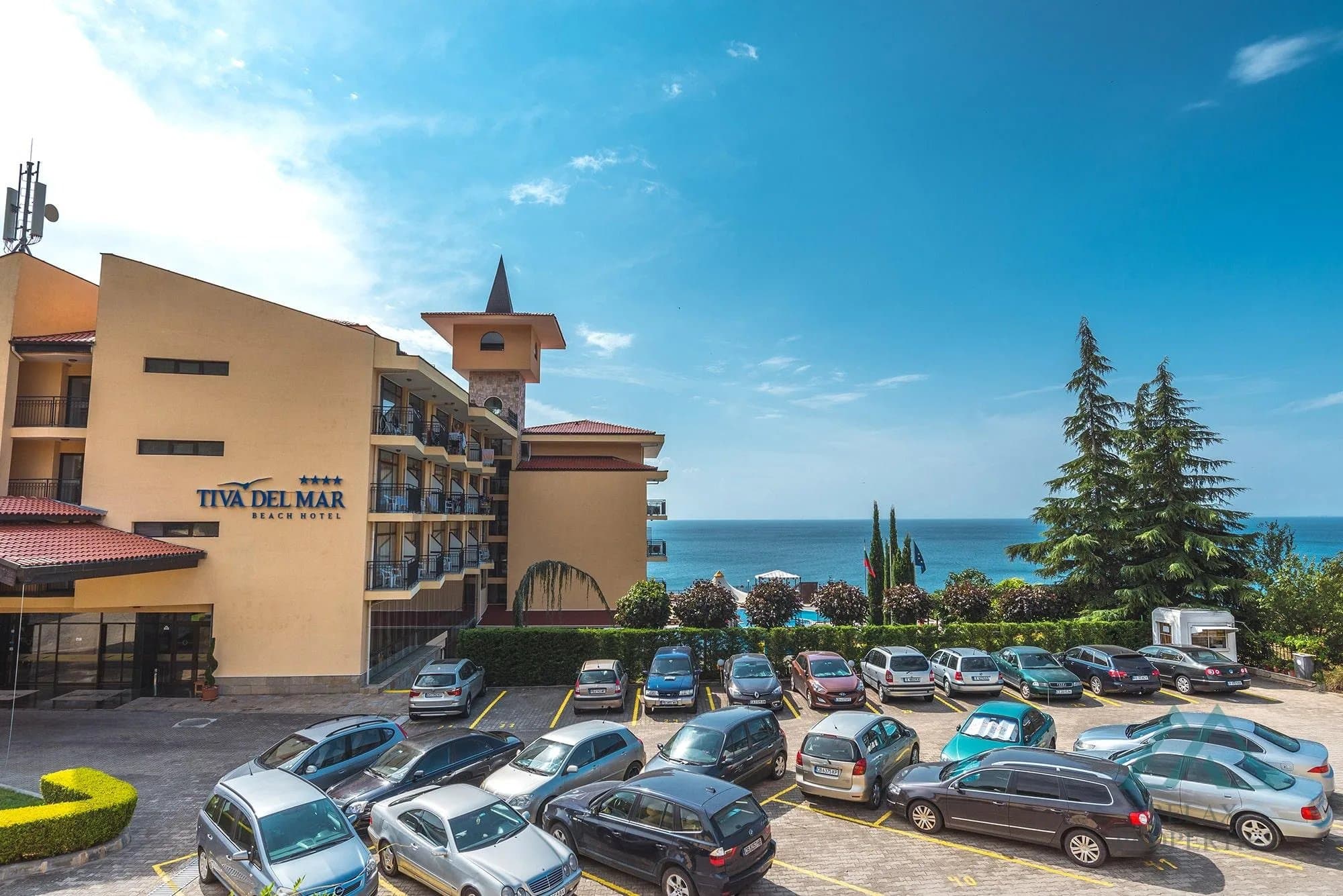 Priestranné 2-izbové apartmány s výhľadom na more, luxusný 4* komplex Tiva Del Mar, prvá línia pri mori, Sveti Vlas, Bulharsko - foto 41