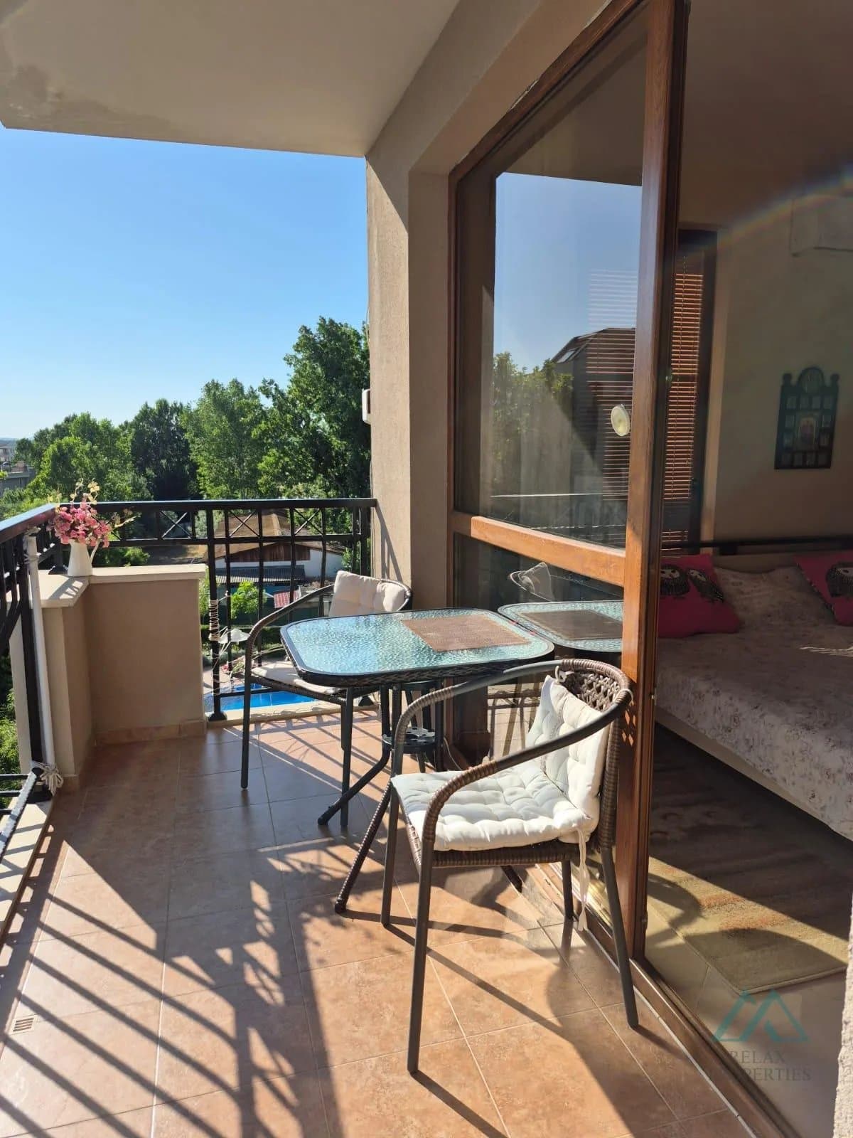 2-izbový apartmán s výhľadom na bazén, 4* Cascadas Family Resort, Slnečné pobrežie, Bulharsko - 1