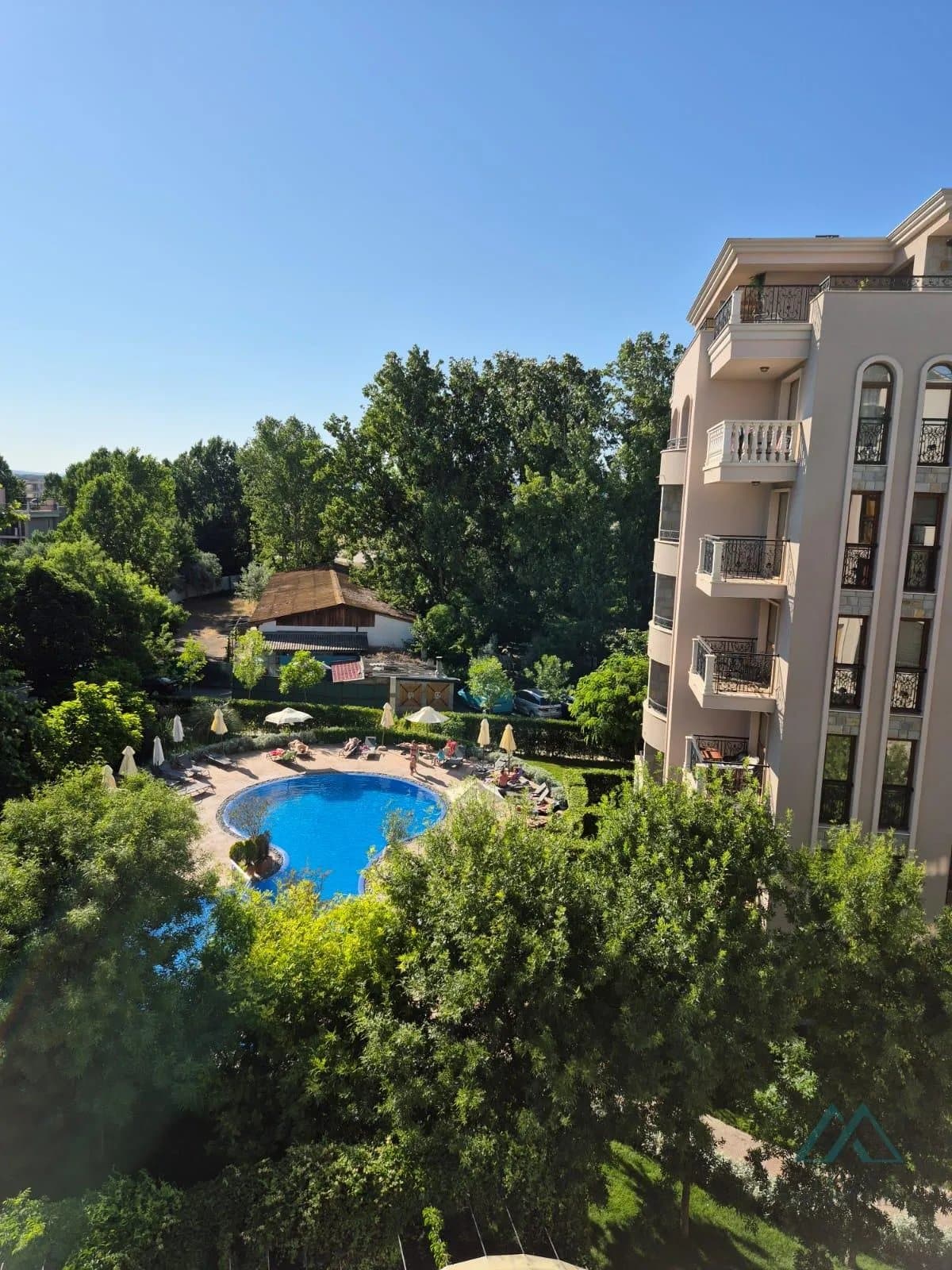 2-izbový apartmán s výhľadom na bazén, 4* Cascadas Family Resort, Slnečné pobrežie, Bulharsko - foto 26