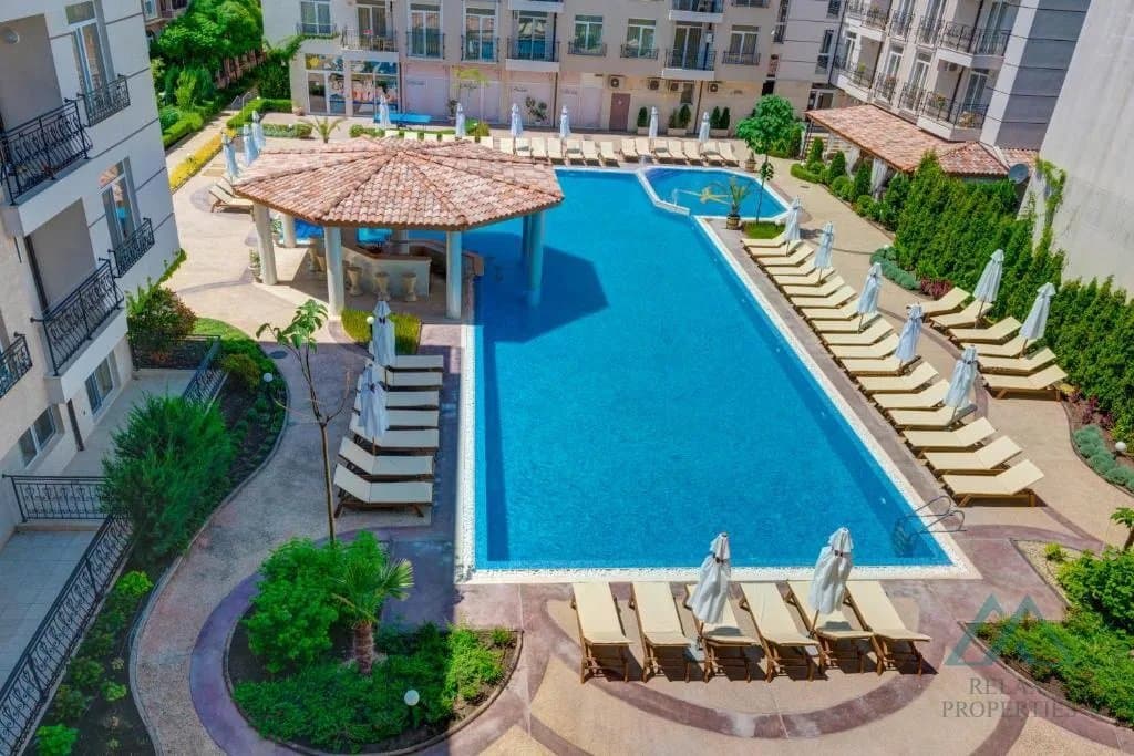 2-izbový apartmán v obľúbenom komplexe Dawn Park, Slnečné pobrežie – 500 m od pláže - foto 9