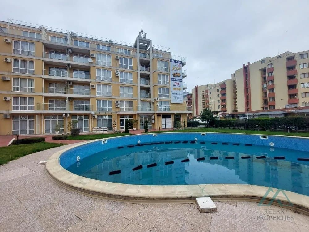 Priestranný 2-izbový apartmán s terasou, komplex Flores Park, Slnečné pobrežie – len 300 m od pláže, Bulharsko - 2