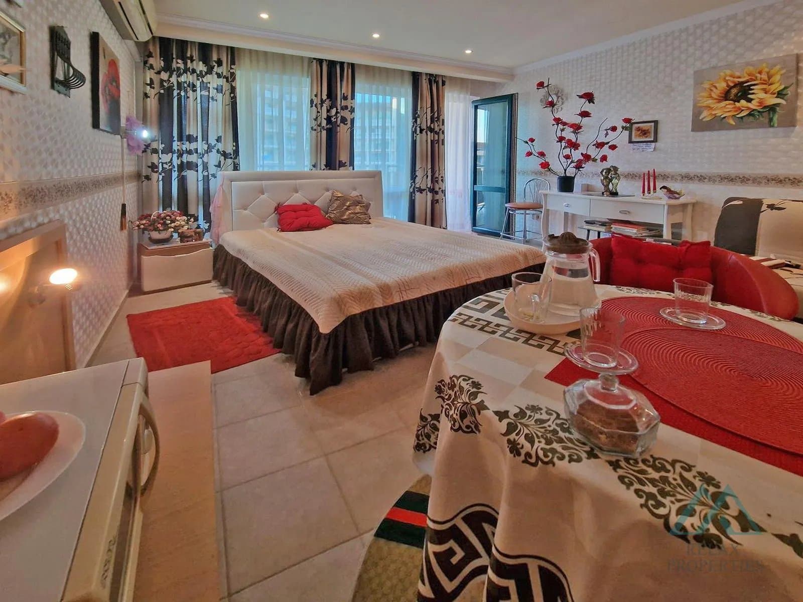 Veľký štúdiový apartmán v prvej línii s výhľadom na bazén, 4* Planeta hotel and aquapark, 50m od mora, Slnečné Pobrežie, Bulharsko - foto 18