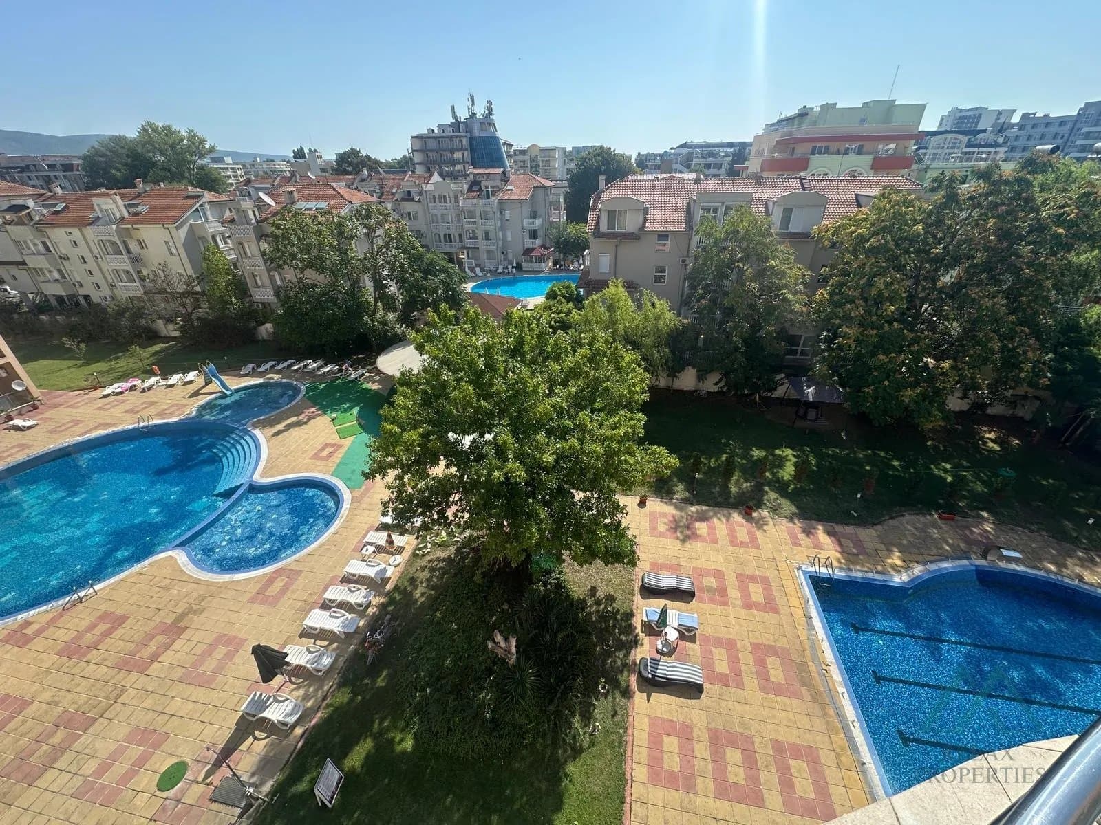 Priestranné štúdio s výhľadom na bazén, Semiramida Gardens, Slnečné pobrežie – len 400 m od mora - 5