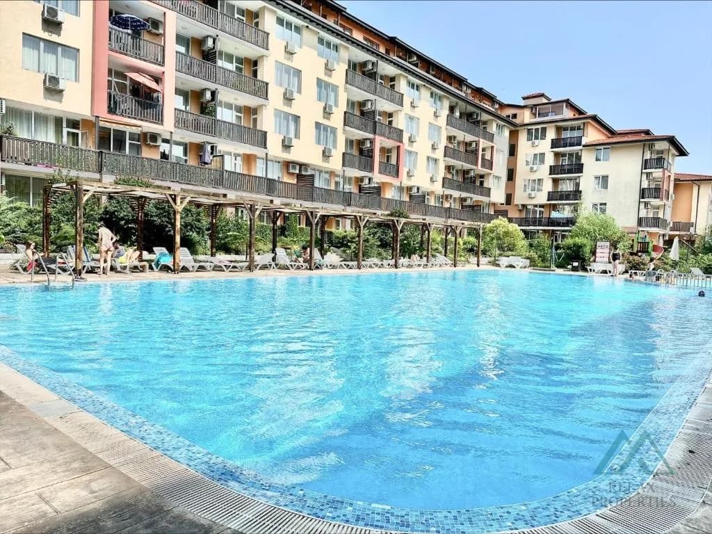 Krásny 2-izbový apartmán s výhľadom na more v komplexe Chateau Aheloy 2, Bulharsko - foto 21