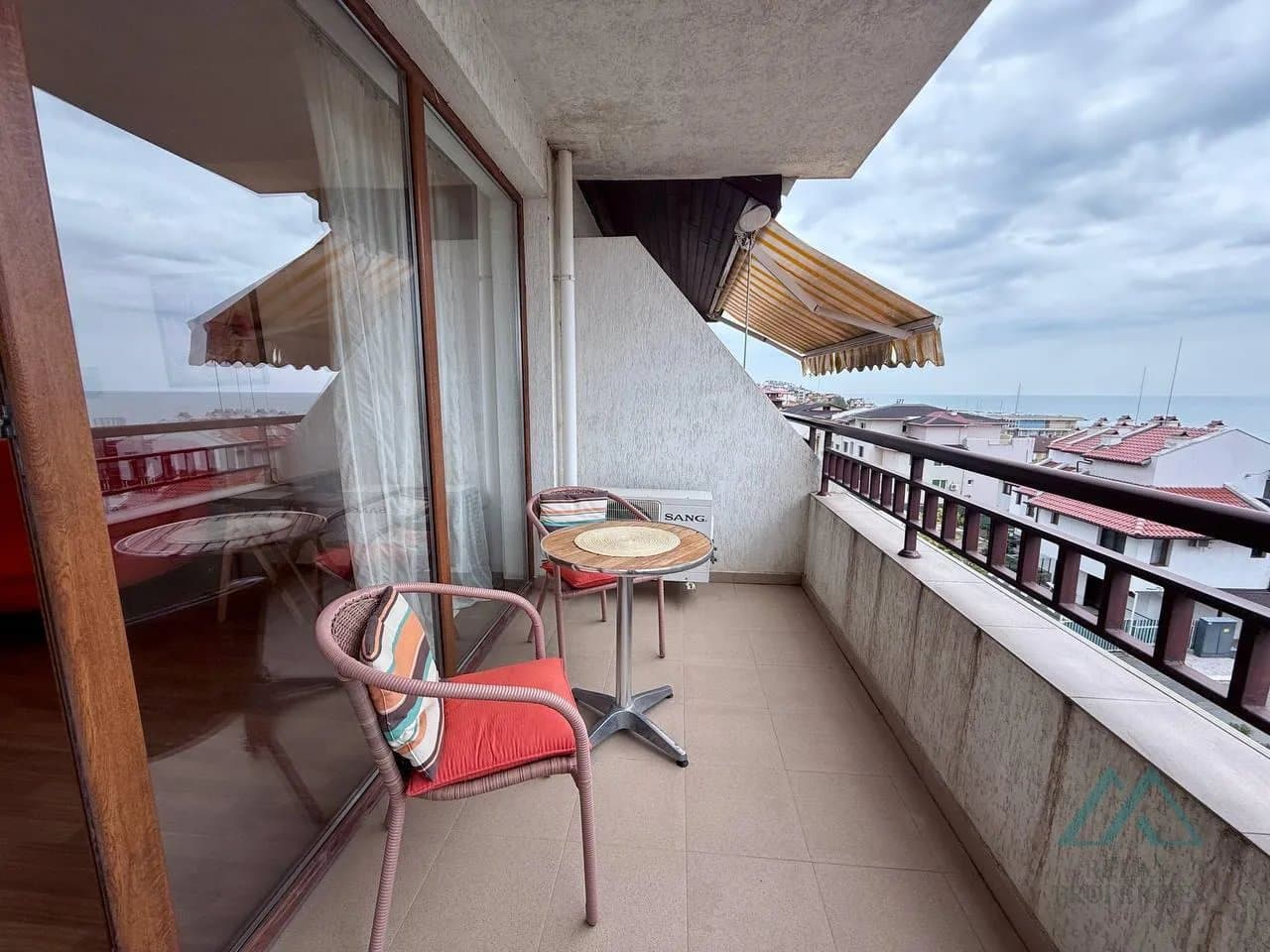 2-izbový apartmán s výhľadom na more, len 150m od pláže, Villa Aqua, Sveti Vlas, Bulharsko - foto 22