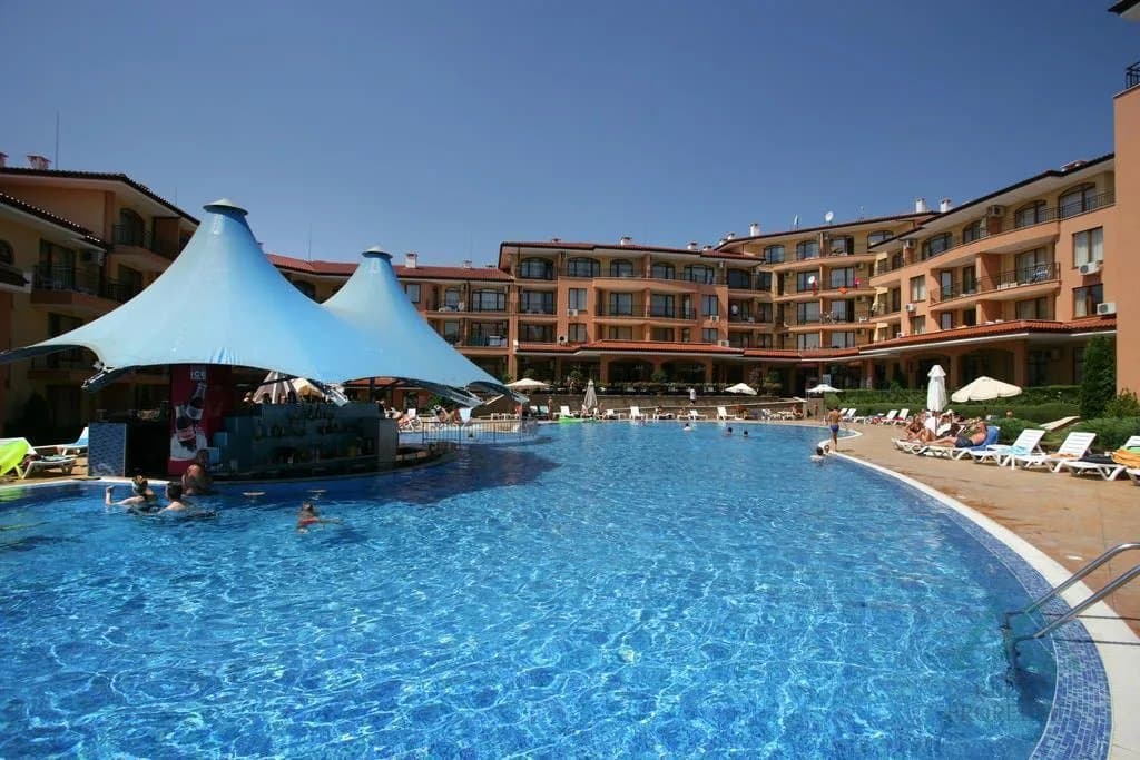 2-izbový apartmán s výhľadom na more v komplexe Panorama Dreams, 150m od mora, Sveti Vlas - 2