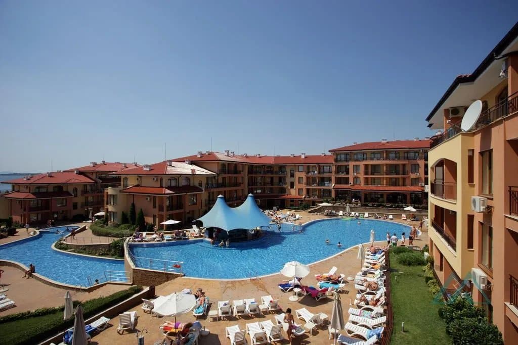 2-izbový apartmán s výhľadom na more v komplexe Panorama Dreams, 150m od mora, Sveti Vlas - 3