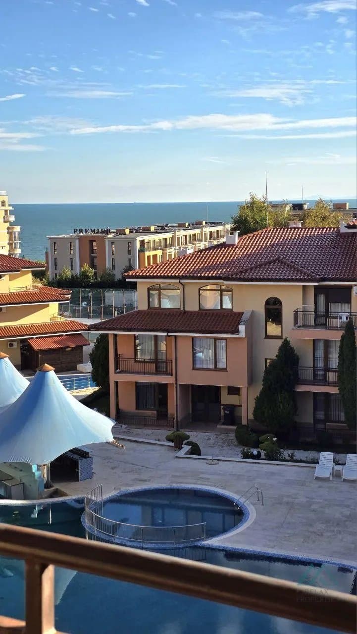 2-izbový apartmán s výhľadom na more v komplexe Panorama Dreams, 150m od mora, Sveti Vlas - foto 26