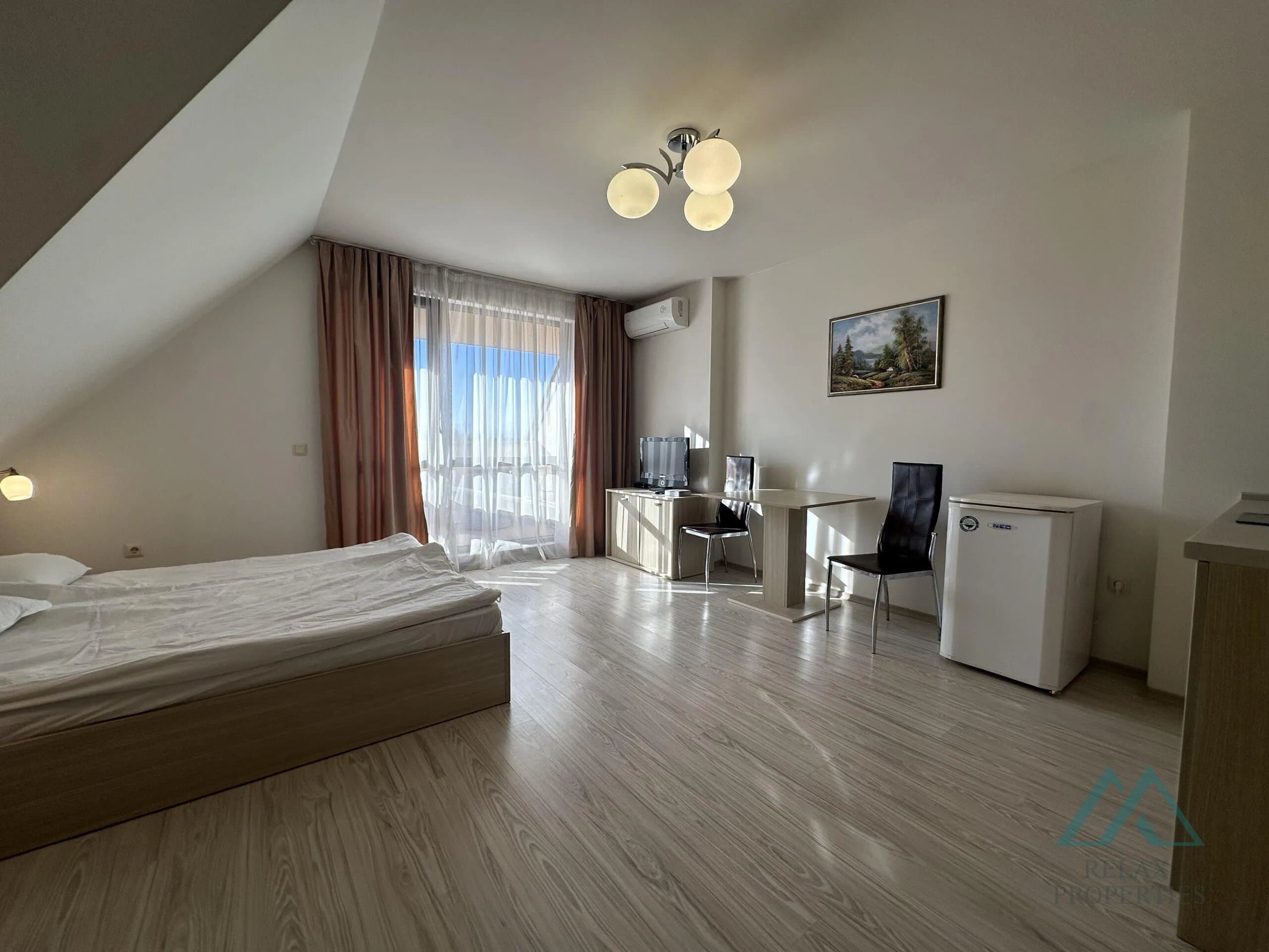 Priestranný apartmán s výhľadom na bazén, Tarsis Club & SPA, 700m od mora, Slnečné pobrežie - 4