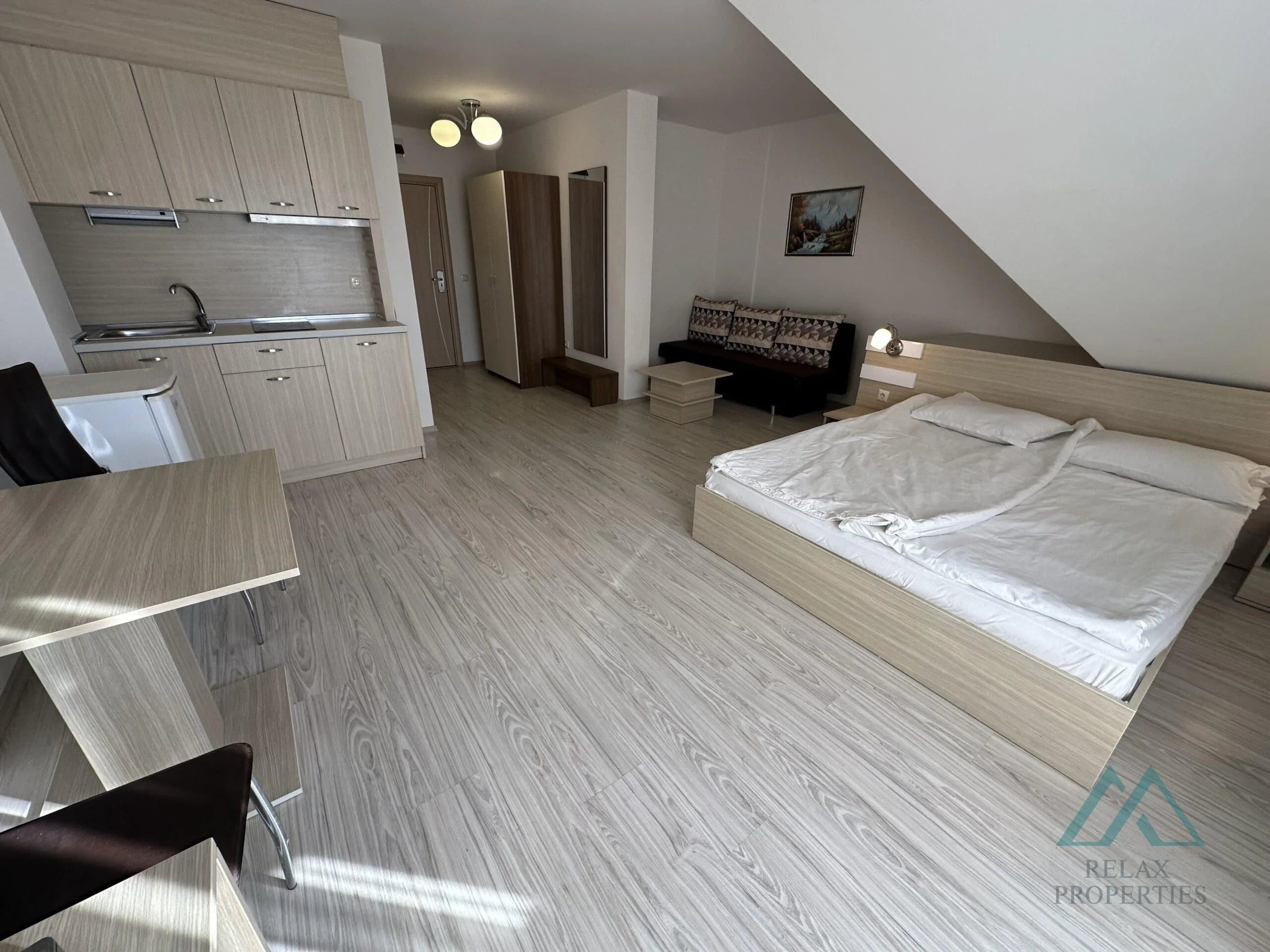 Priestranný apartmán s výhľadom na bazén, Tarsis Club & SPA, 700m od mora, Slnečné pobrežie - 5