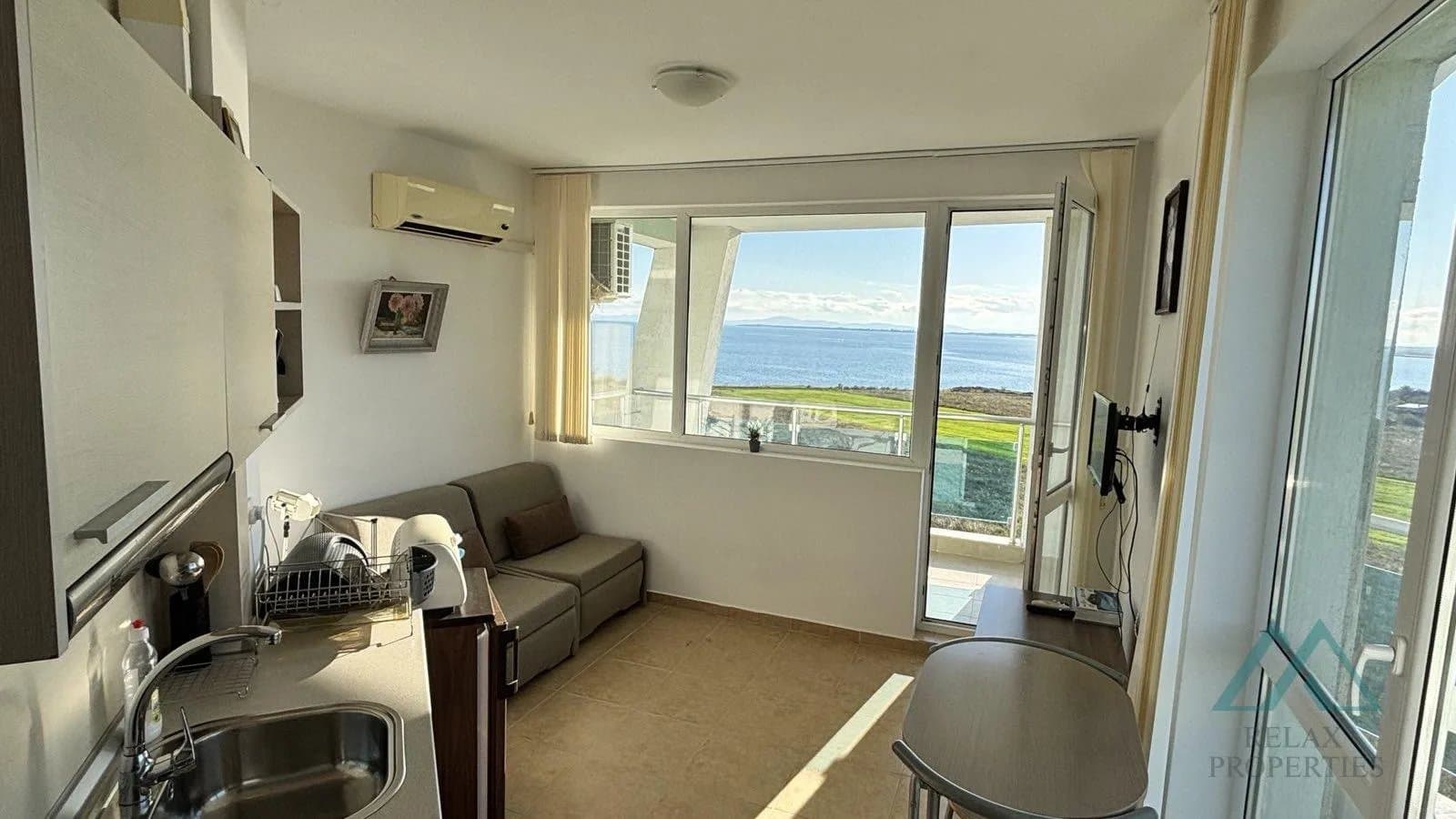 Štúdio v Costa Calma, prvá línia, Ravda 2 balkóny a panoramatický výhľad na more - foto 6