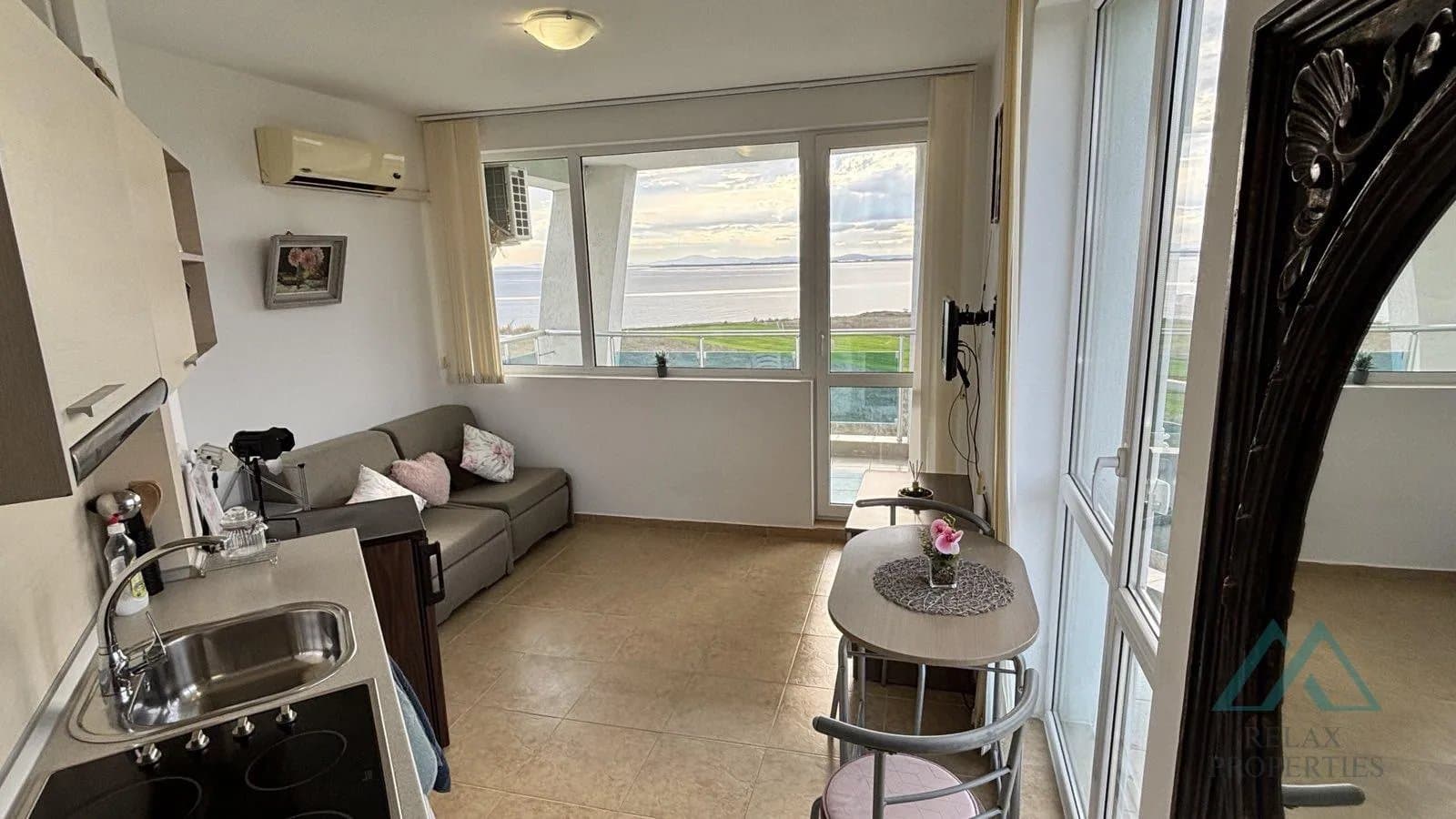 Štúdio v Costa Calma, prvá línia, Ravda 2 balkóny a panoramatický výhľad na more - foto 15