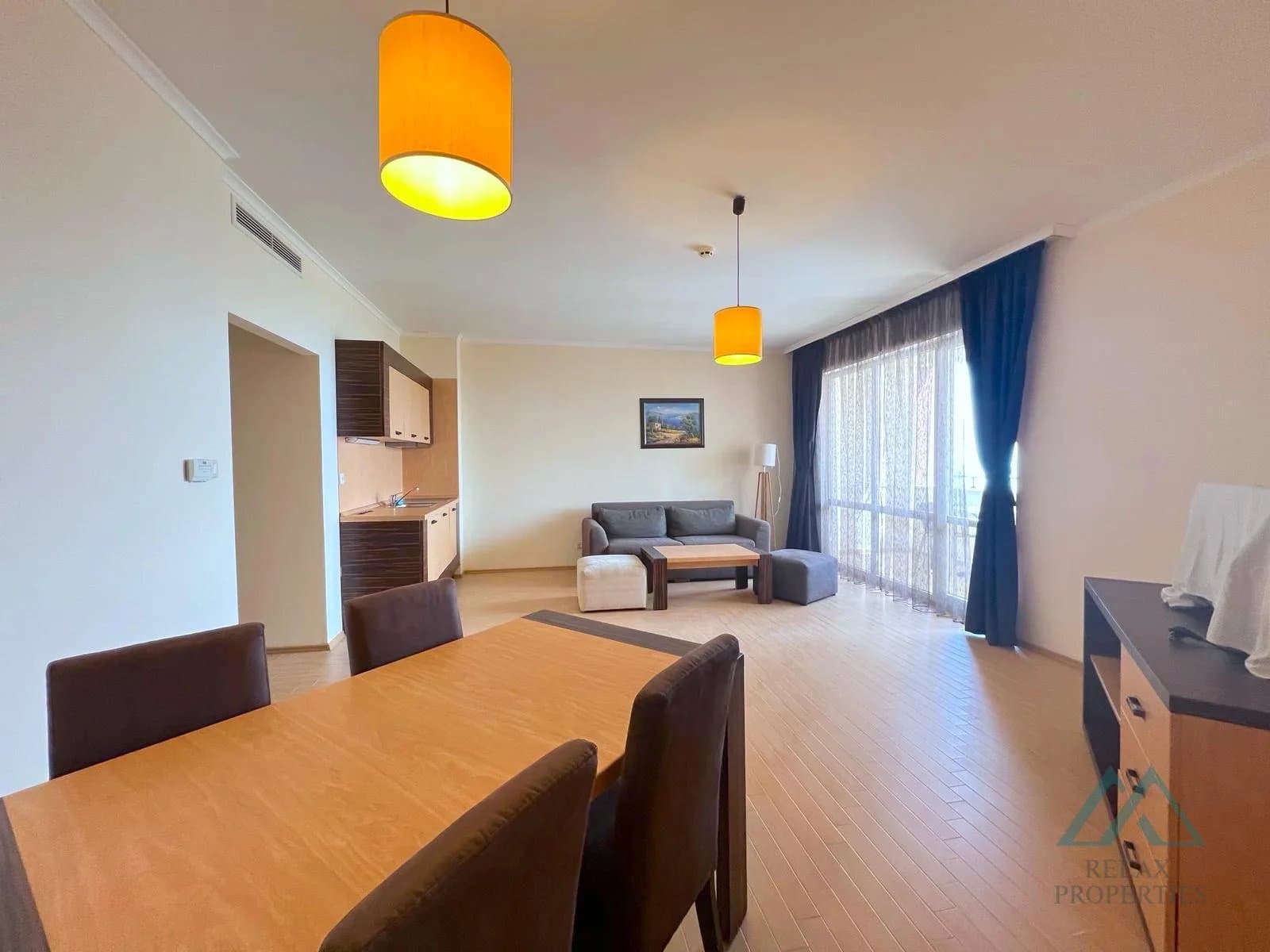 Luxusný 2 izbový apartmán s výhľadom na more, prvá línia, DIT Majestic Beach Resort, Slnečné pobrežie - foto 12