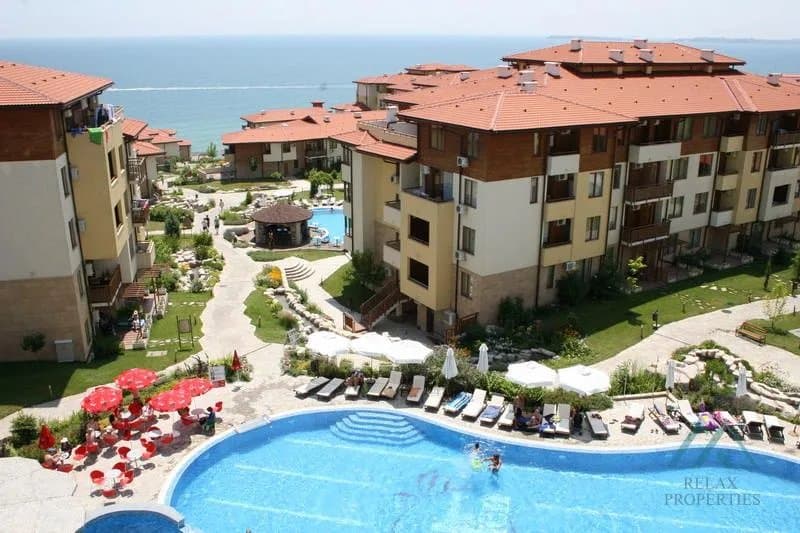 Krásny 2-izbový apartmán s výhľadom na more, Garden of Eden, prvá línia pri mori, Sveti Vlas, Bulharsko - foto 13