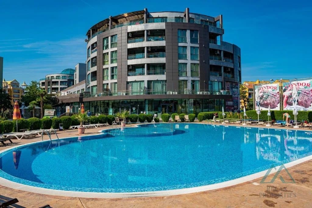Priestranný 2-izbový apartmán len 100m od pláže, Sunny Beach Plaza, Slnečné pobrežie, Bulharsko - 2