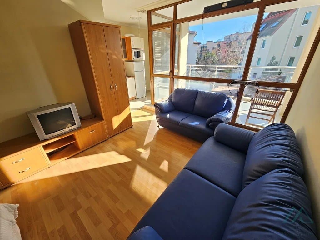 Priestranné štúdio s balkónom len 300 m od pláže – Sun City 1, Slnečné pobrežie - foto 7