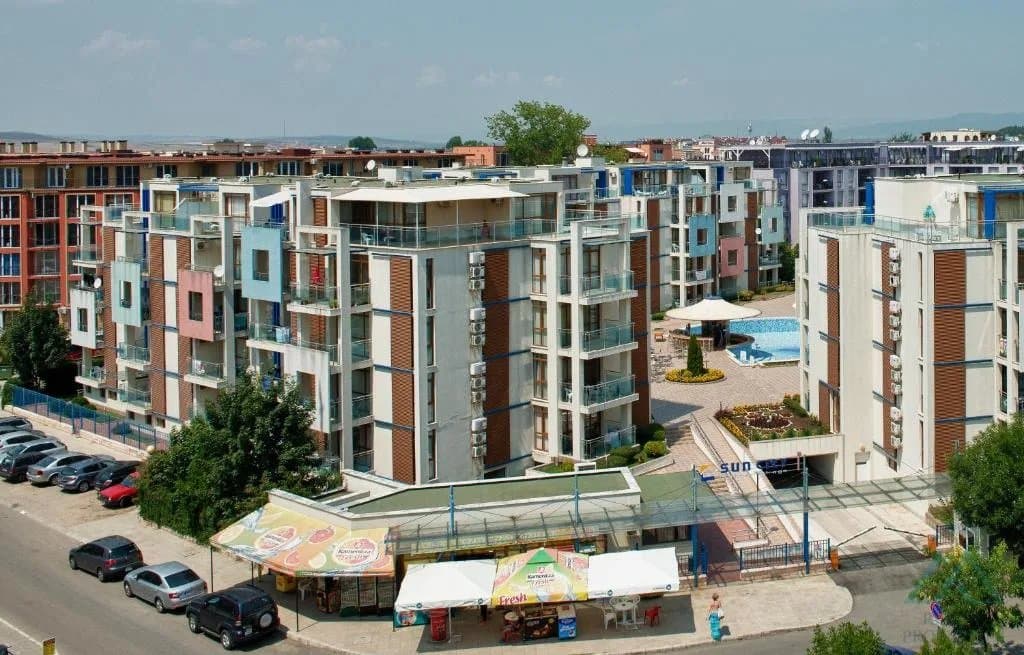 Priestranné štúdio s balkónom len 300 m od pláže – Sun City 1, Slnečné pobrežie - foto 17