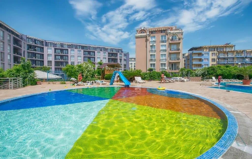 Priestranné štúdio s balkónom len 300 m od pláže – Sun City 1, Slnečné pobrežie - foto 20