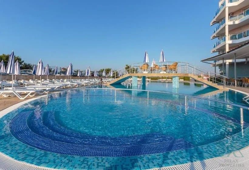 2-izbový apartmán s výhľadom na more, komplex Costa Calma, prvá línia pri mori, Ravda, Bulharsko - foto 12