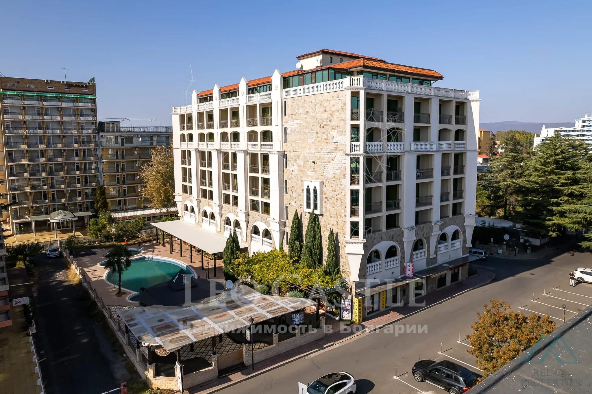 Priestranný 2-izbový apartmán 83,21 m² s 2 kúpeľňami a výhľadom na more v komplexe Babylon na Slnečnom pobreží. - 5