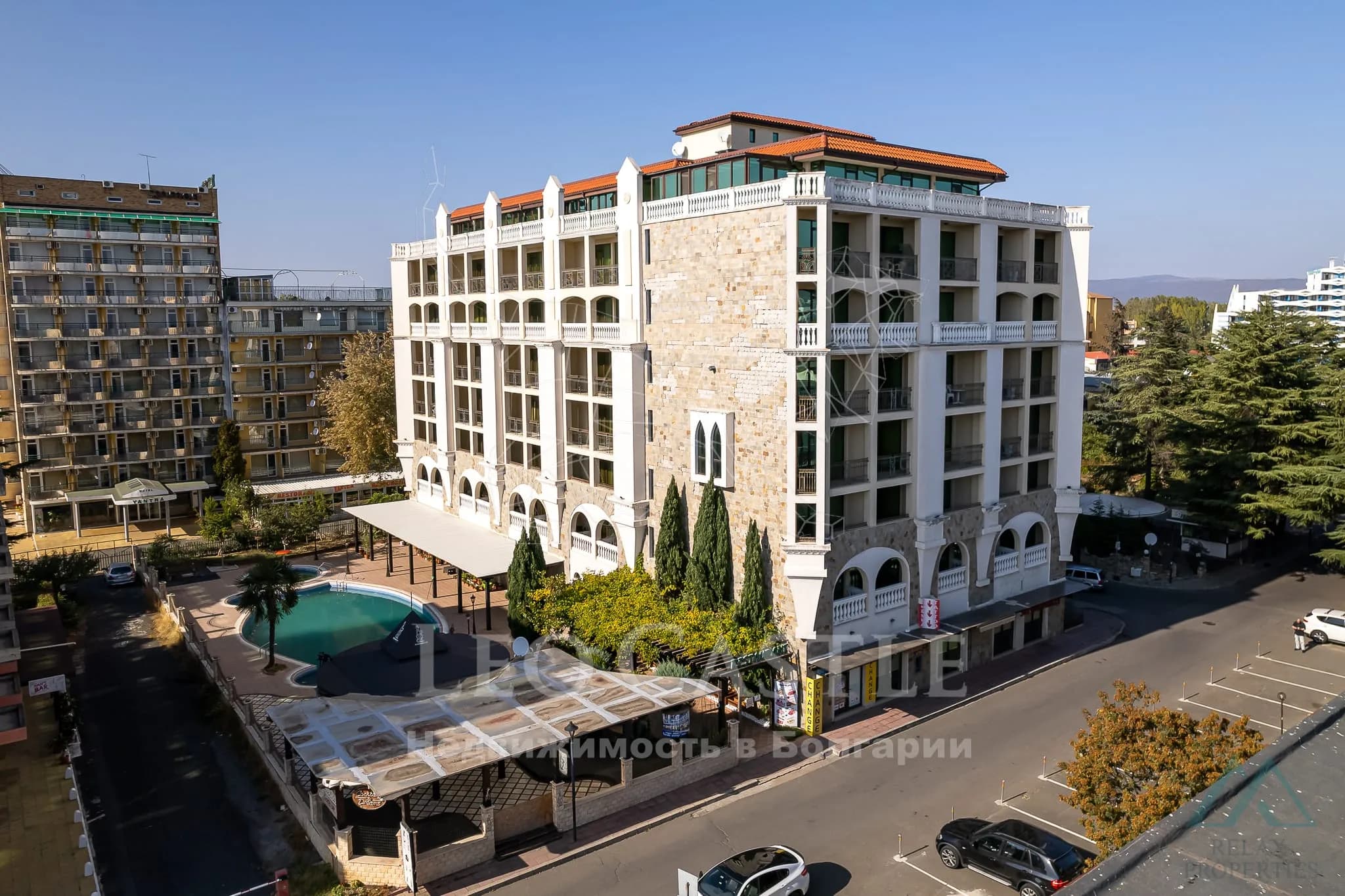 Priestranný 2-izbový apartmán 83,21 m² s 2 kúpeľňami a výhľadom na more v komplexe Babylon na Slnečnom pobreží. - 5