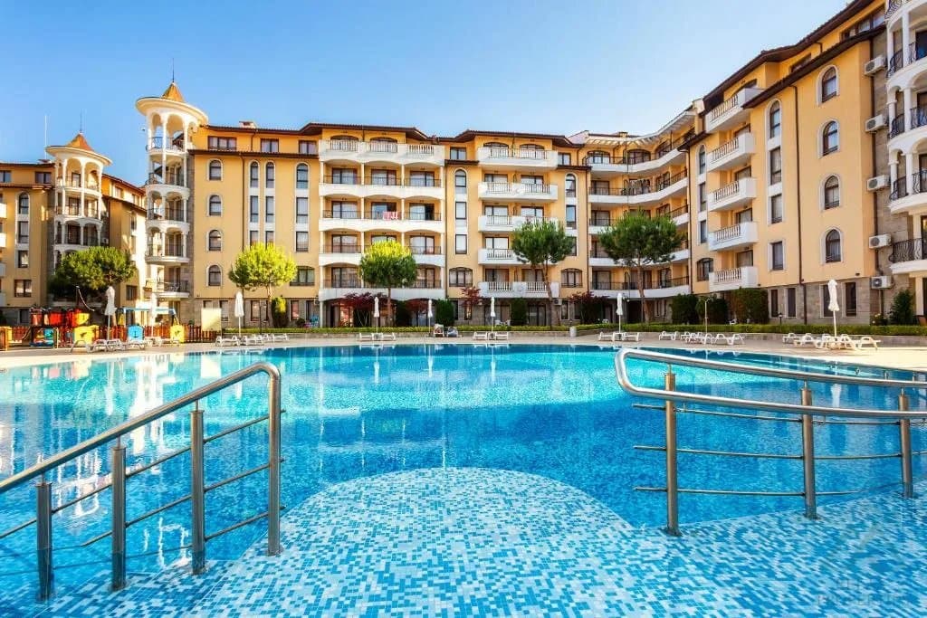 2-izbový apartmán 55 m² v prestížnom komplexe Royal Sun na Slnečnom pobreží, 300m od mora - foto 21