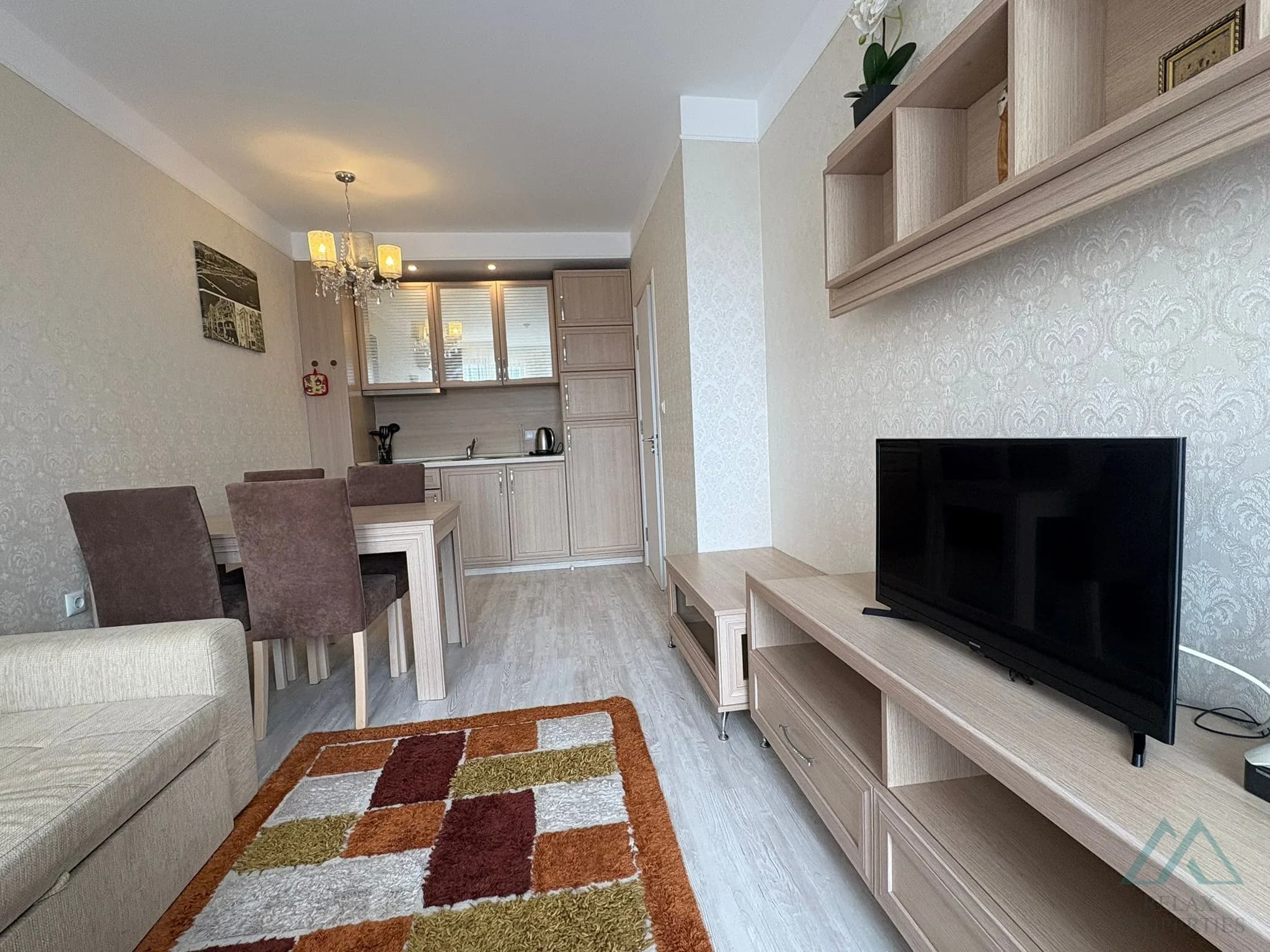 Novostavba! 2-izbový apartmán 48 m² v Harmony Suites 11, Grand Resort, 600m od pláže, Slnečné pobrežie - foto 9