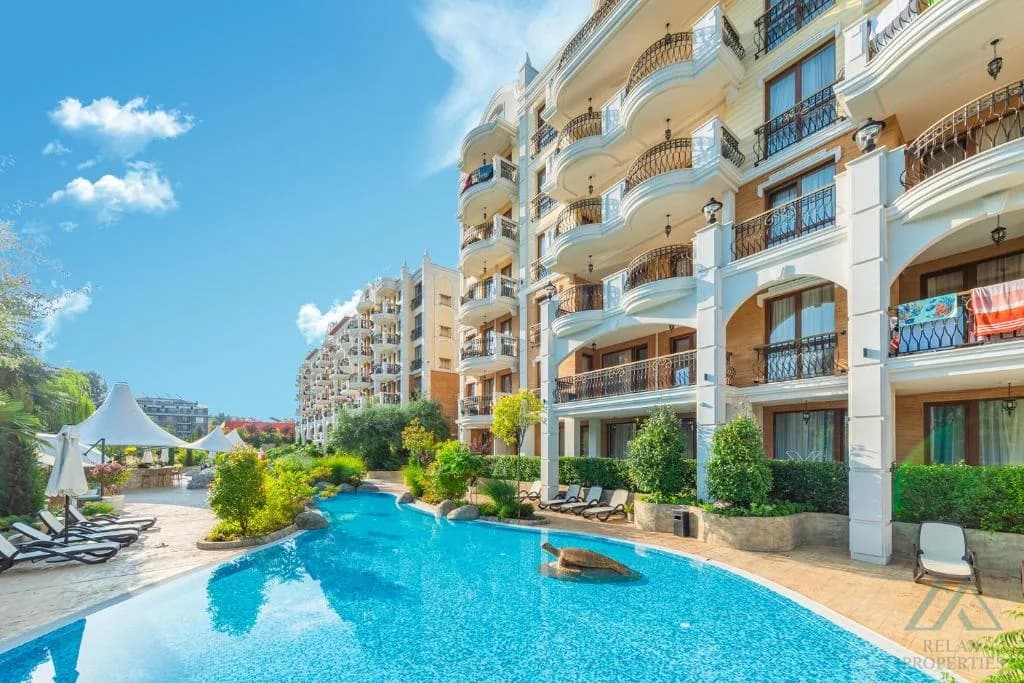 Novostavba! 2-izbový apartmán 48 m² v Harmony Suites 11, Grand Resort, 600m od pláže, Slnečné pobrežie - foto 25