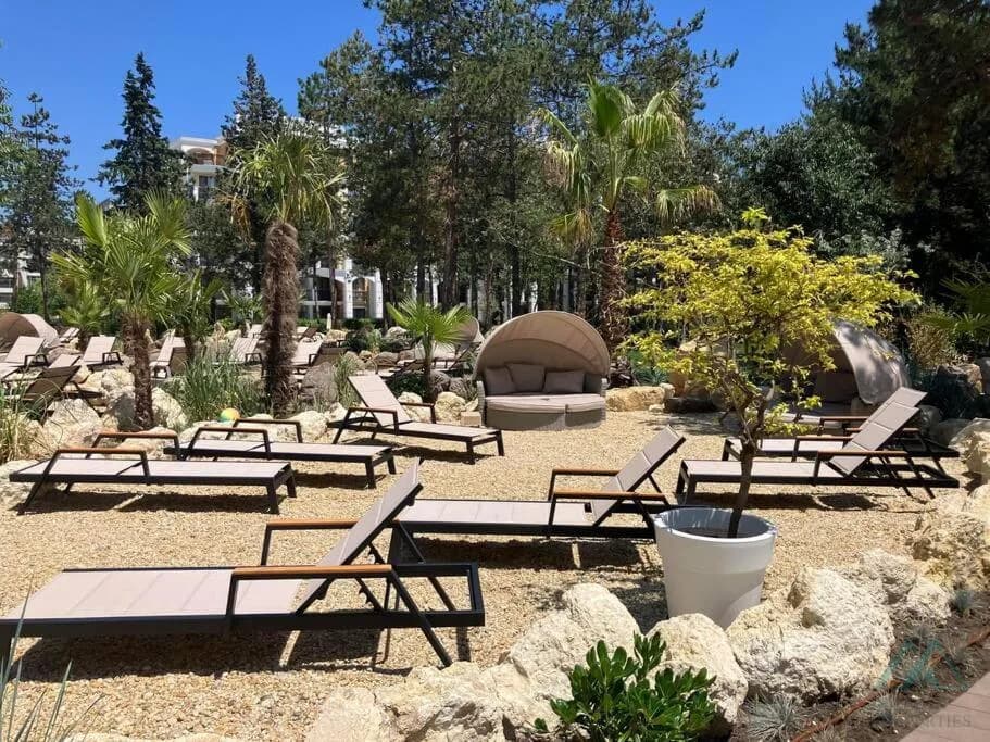 Novostavba! 2-izbový apartmán 48 m² v Harmony Suites 11, Grand Resort, 600m od pláže, Slnečné pobrežie - foto 34