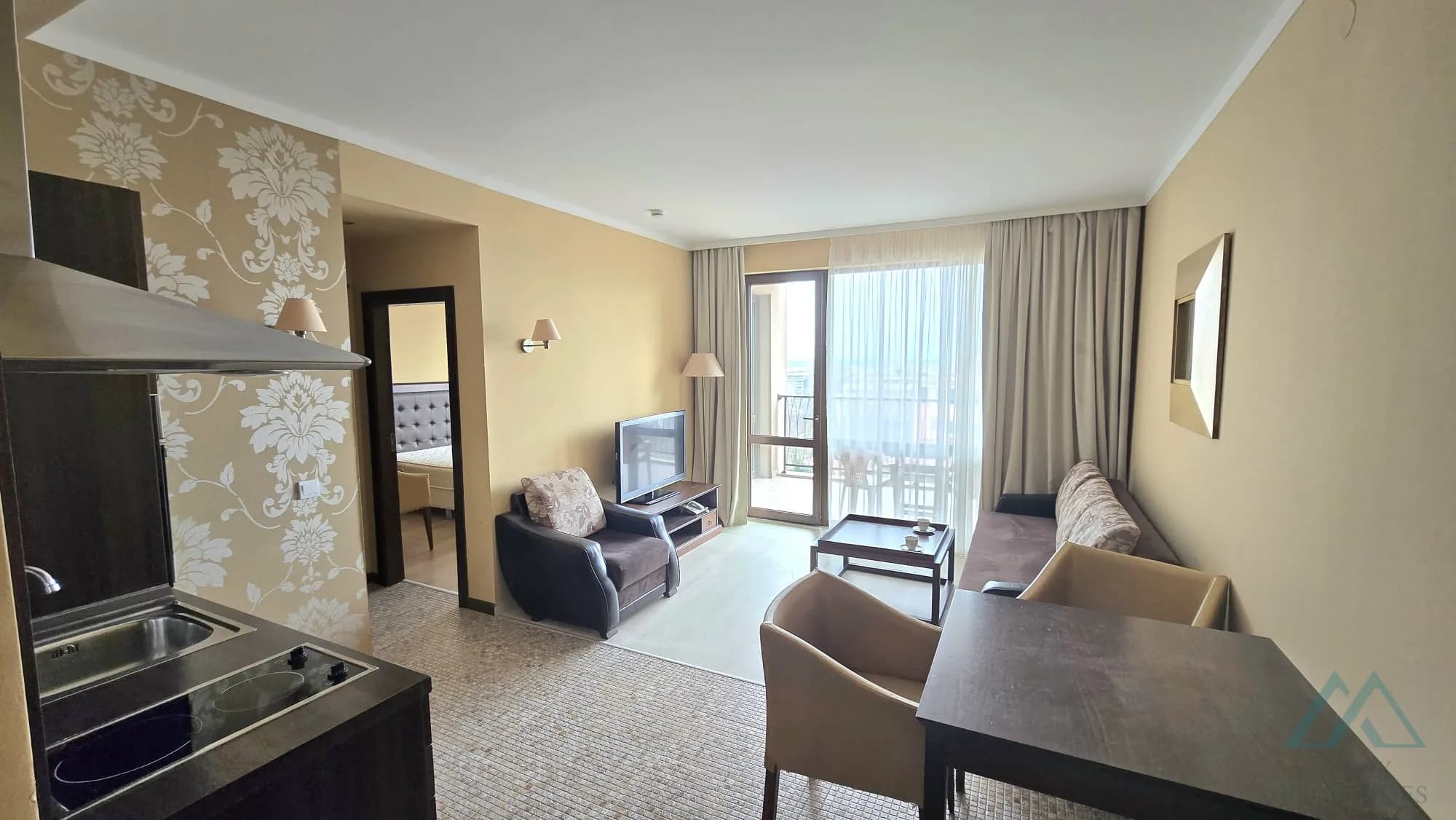 2 izbový apartmán v Barcelo Royal Beach, prvá línia pri mori, Slnečné pobrežie - foto 8