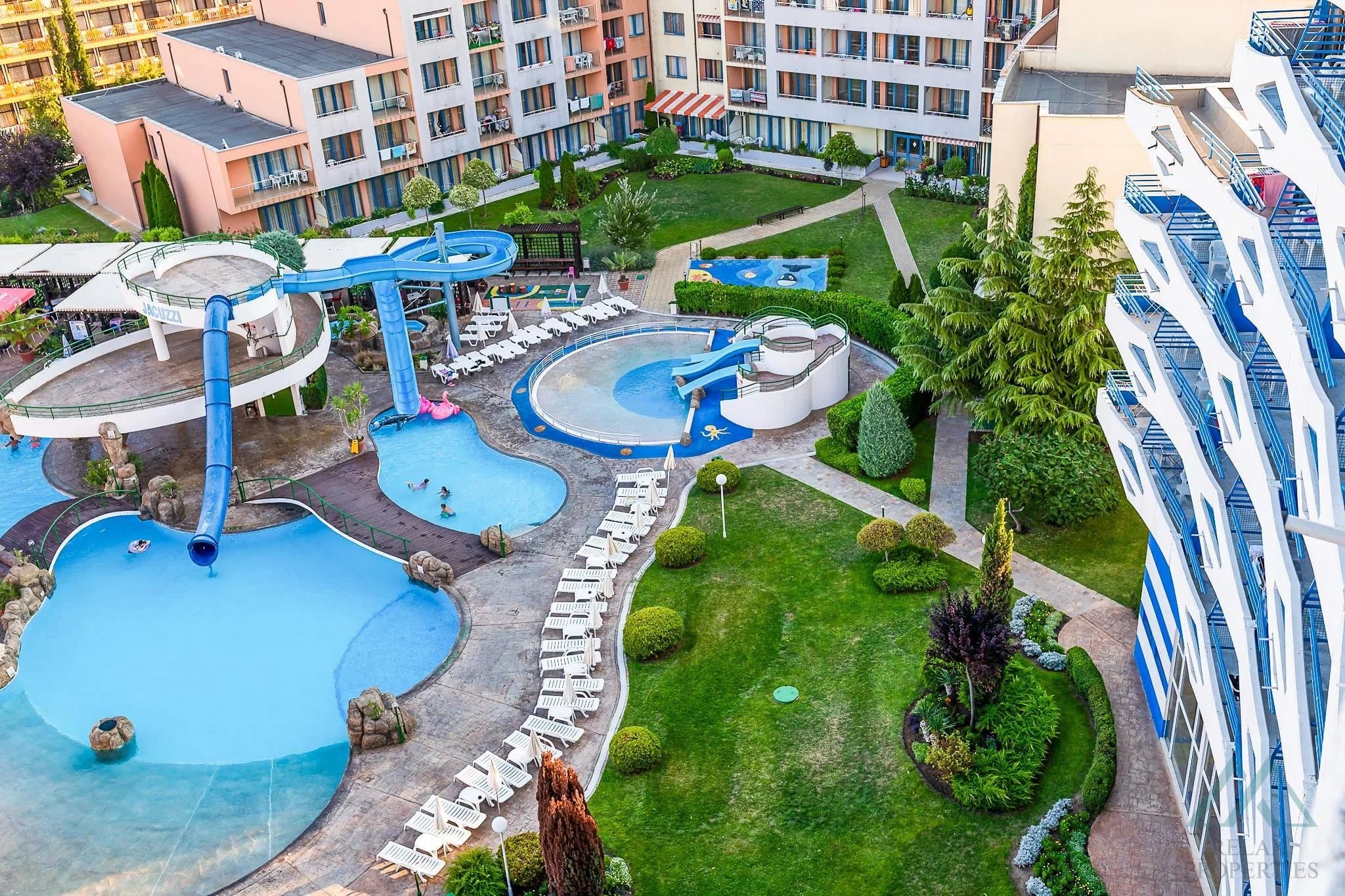 2 izbový apartmán v Trakia Plaza, prvá línia, Slnečné pobrežie - foto 22