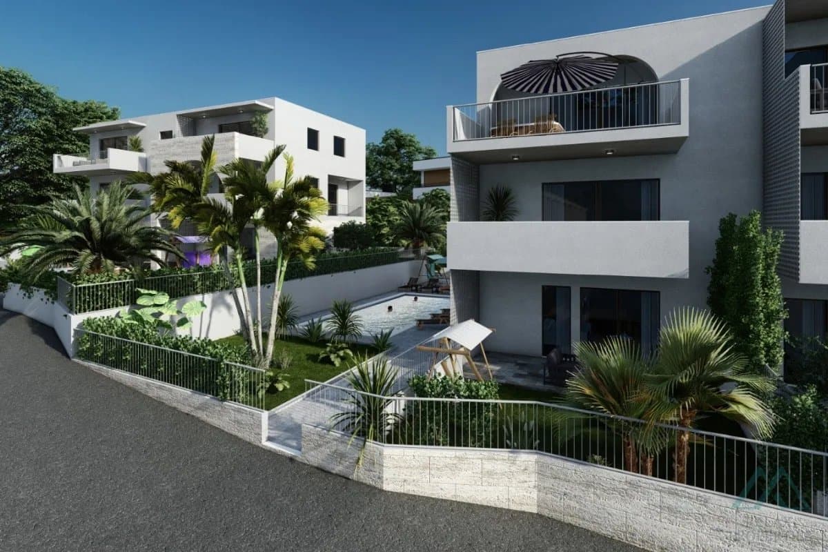 Moderný 2-izbový apartmán v novostavbe s výhľadom na more, ostrov Čiovo - 1