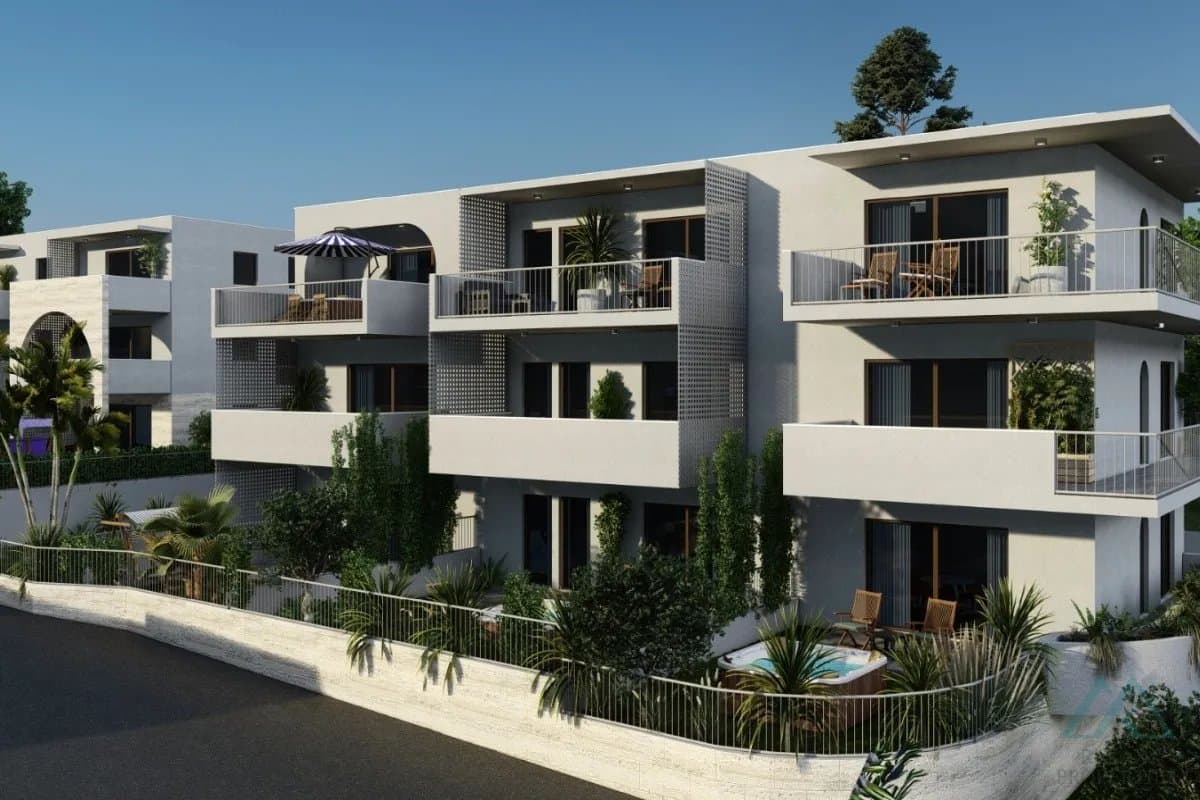 Moderný 2-izbový apartmán v novostavbe s výhľadom na more, ostrov Čiovo - foto 10