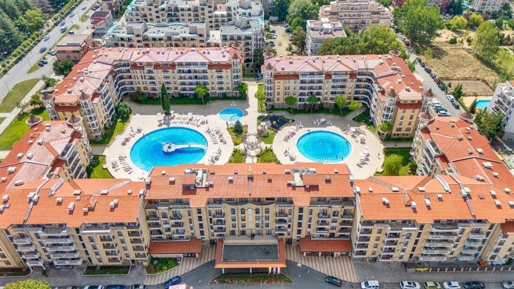 Štúdio v obľúbenom komplexe Royal Sun, 300m od mora, Slnečné pobrežie - foto 8