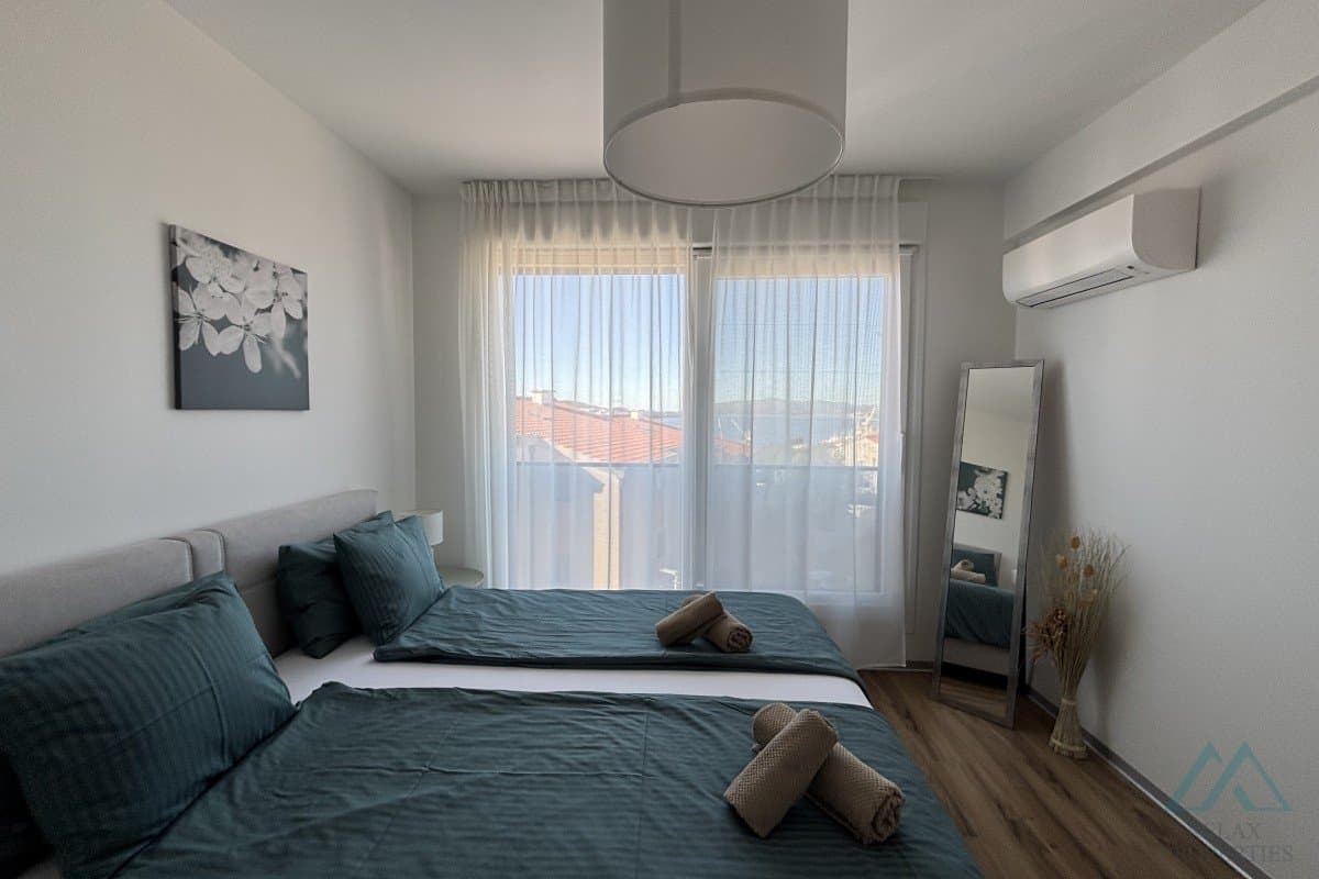 3-izbový penthouse s výhľadom na more a strešnou terasou – Trogir, Čiovo - foto 11