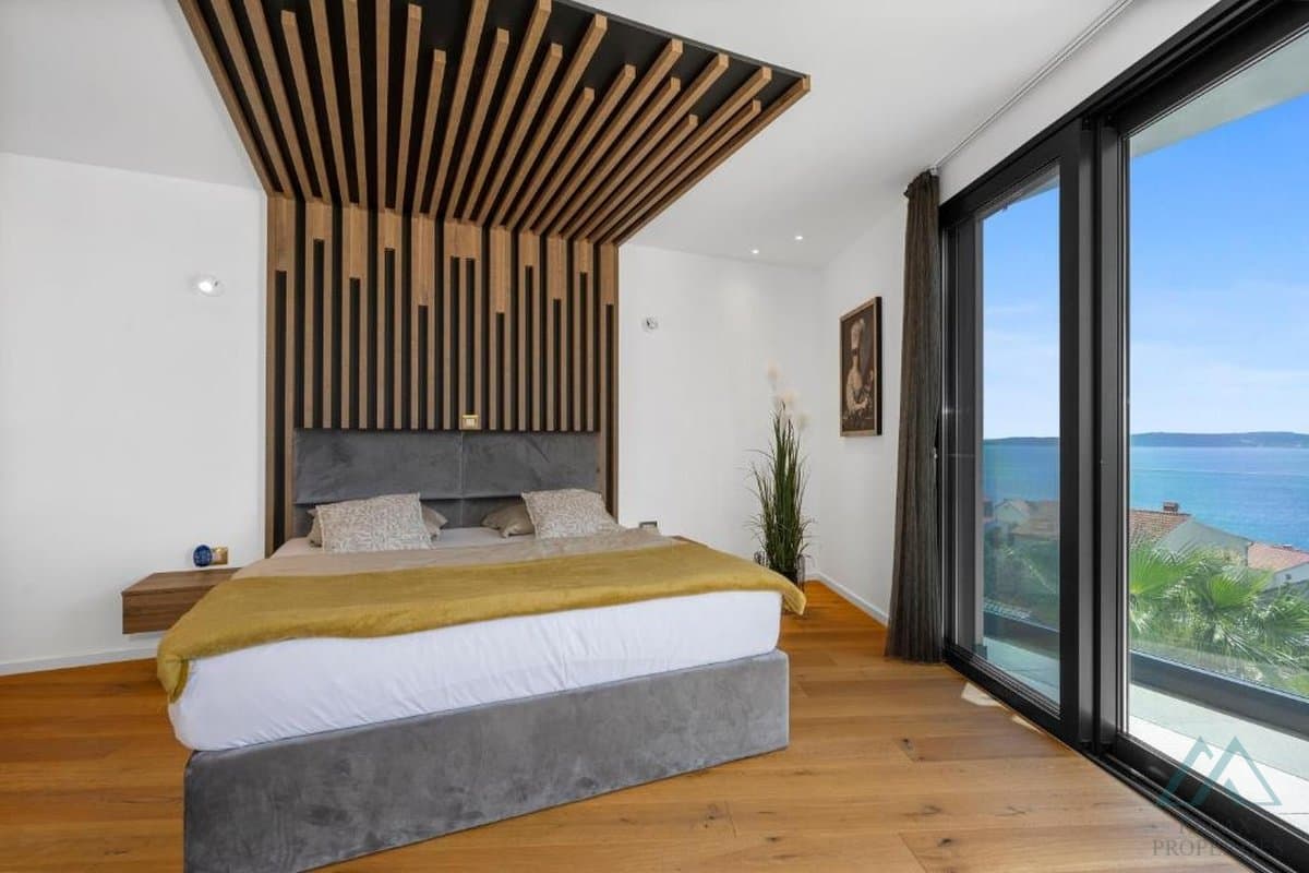 Luxusná vila s bazénom a otvoreným výhľadom na more – Čiovo, Dalmácia - foto 9