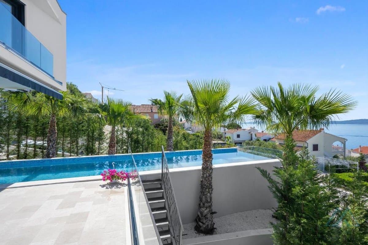 Luxusná vila s bazénom a otvoreným výhľadom na more – Čiovo, Dalmácia - foto 20