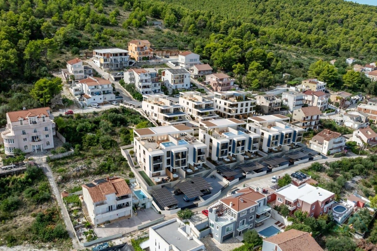 Luxusný penthouse s výhľadom na more a strešnou terasou – Čiovo, Dalmácia - foto 20