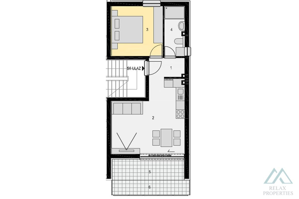 Moderný 2-izbový apartmán s výhľadom na more – novostavba, 1. línia, ostrov Pag, Chorvátsko - foto 7