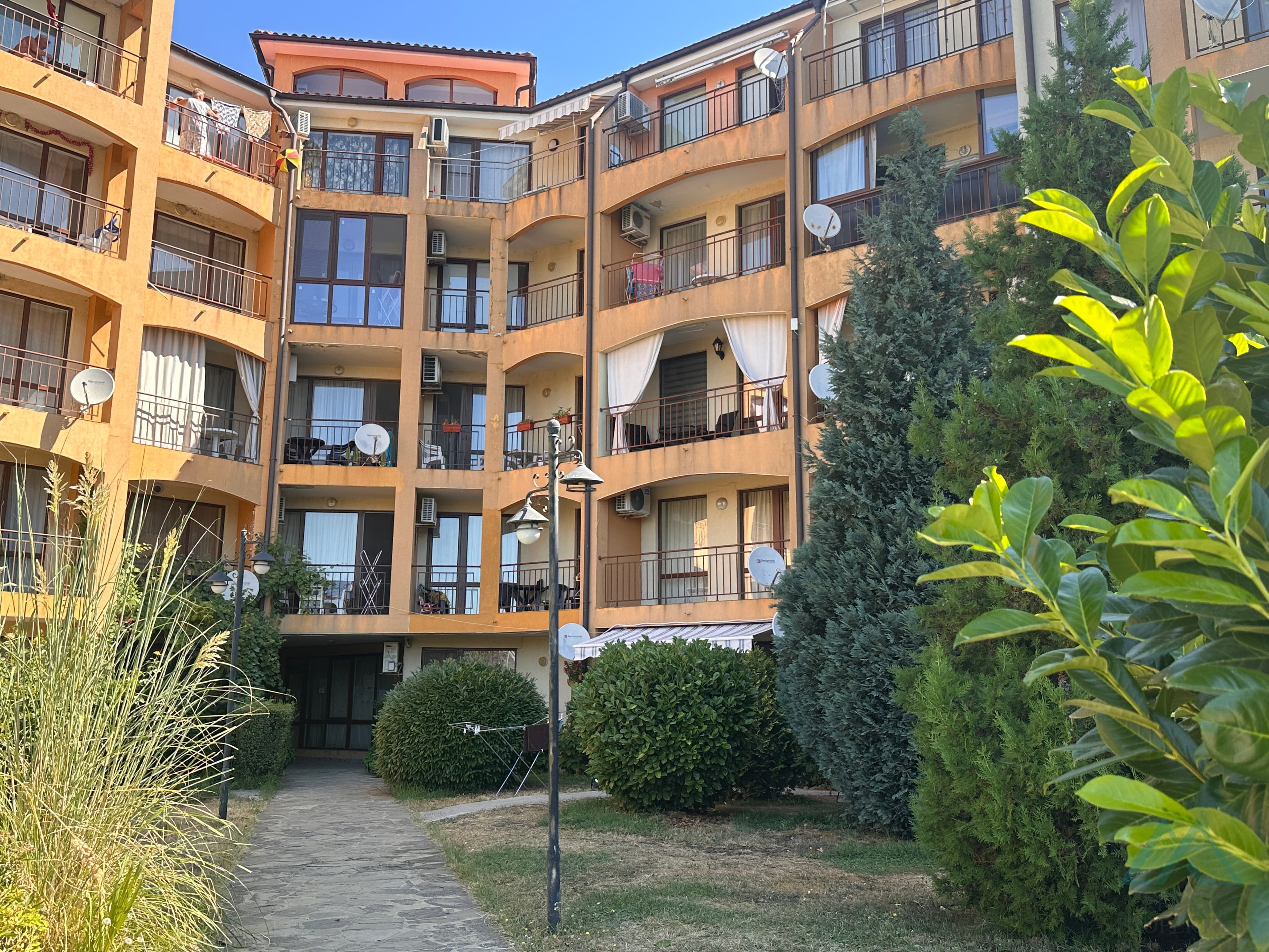 2-izbový apartmán s výhľadom na bazén – Chateau Aheloy 1, Aheloy, 500 m od pláže - foto 7