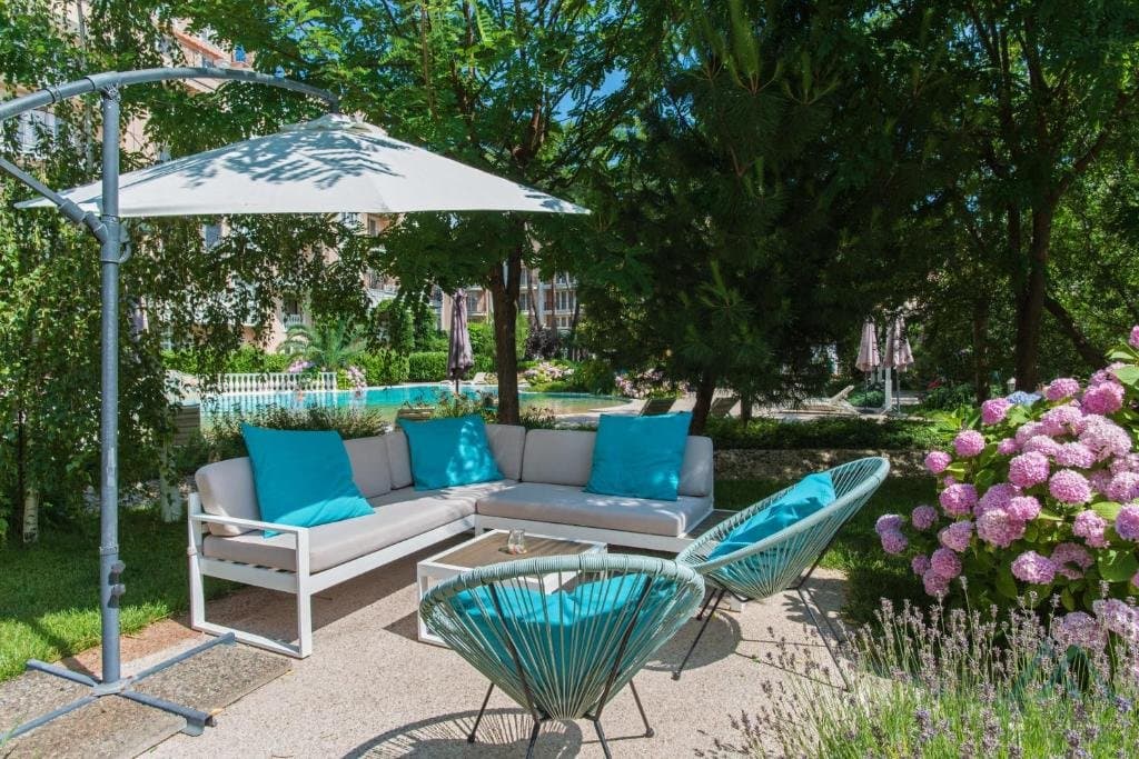 Luxusný 2-izbový apartmán s garážovým parkovaním, Venera Palace, 350m od mora, Slnečné pobrežie - foto 15