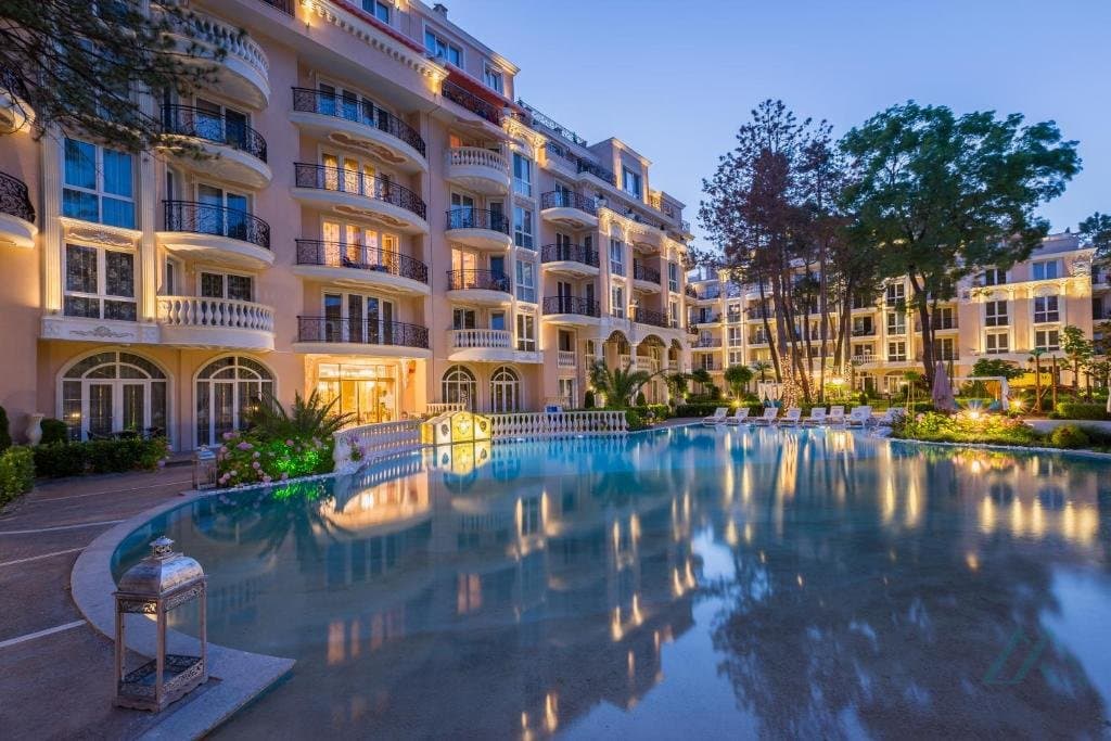 Luxusný 2-izbový apartmán s garážovým parkovaním, Venera Palace, 350m od mora, Slnečné pobrežie - foto 26