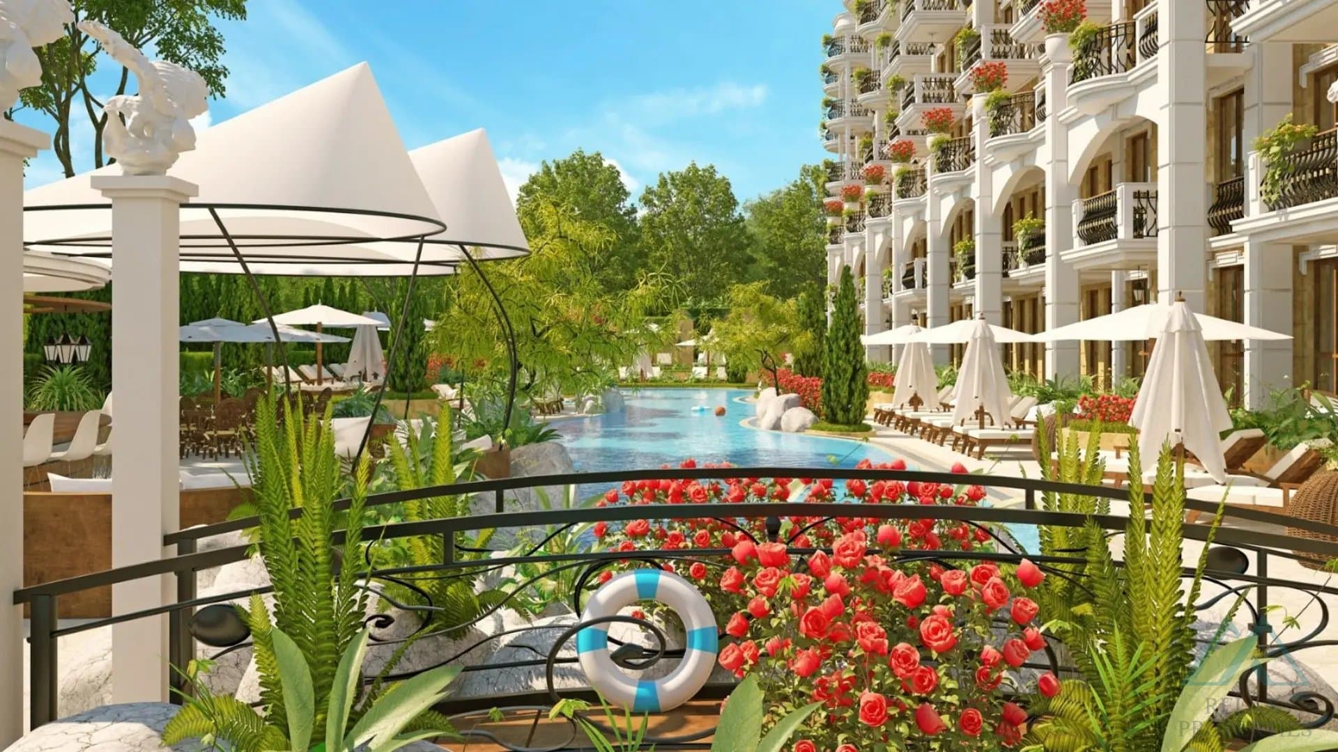 Luxusný 2-izbový apartmán pri bazéne v Harmony Suites 11, Slnečné pobrežie - 1