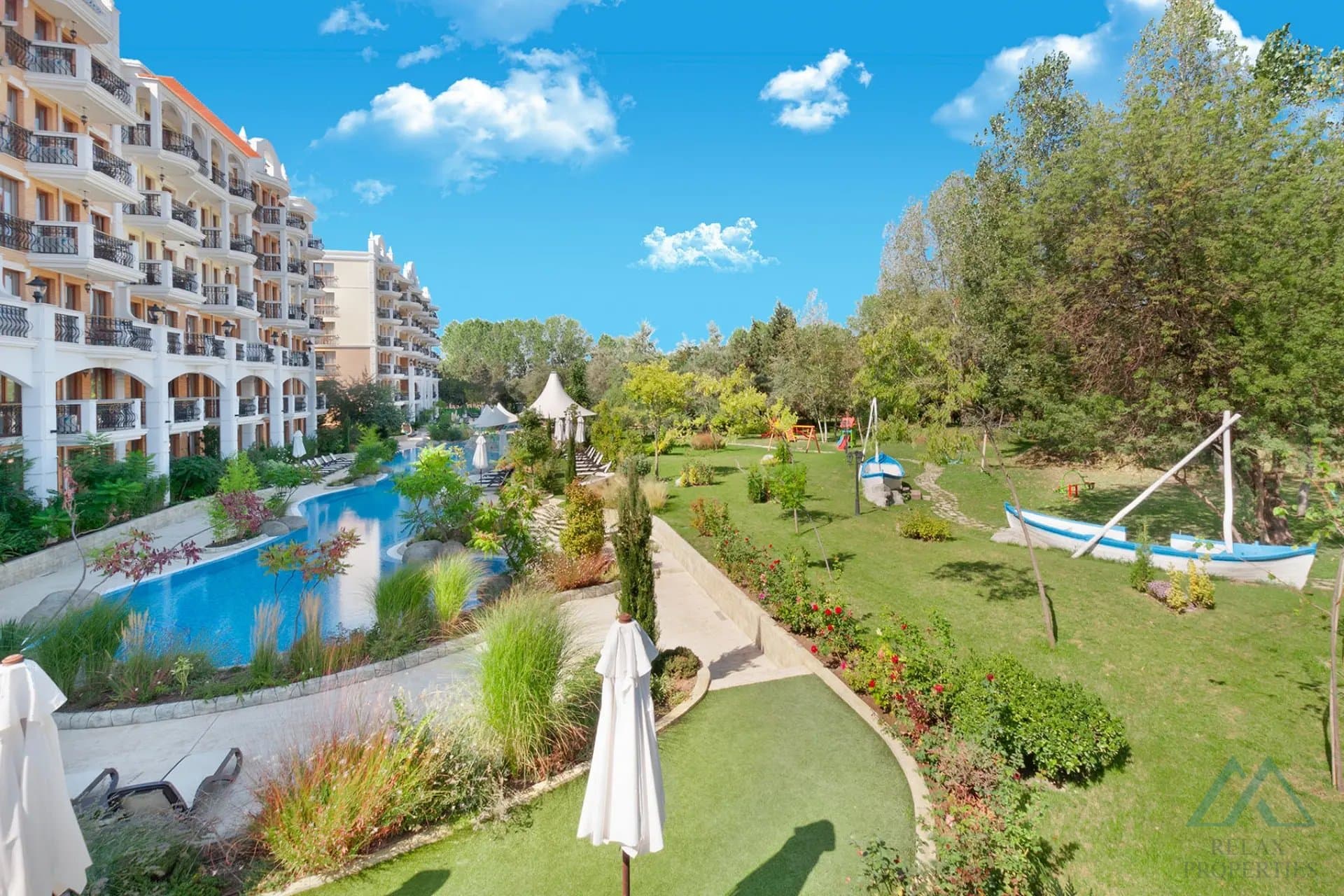 Luxusný 2-izbový apartmán pri bazéne v Harmony Suites 11, Slnečné pobrežie - foto 16