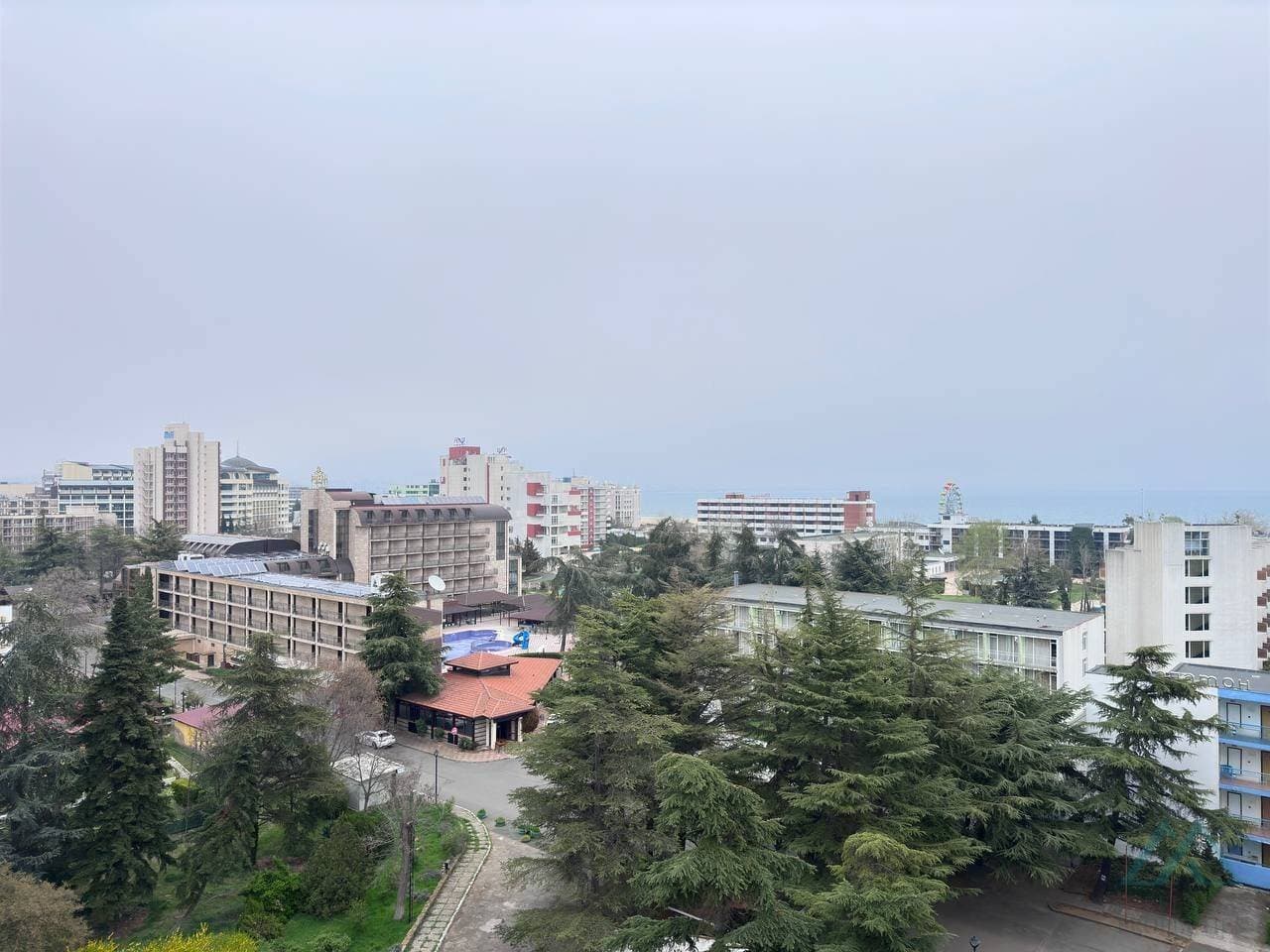 Veľký 3 izbový apartmán s terasou a výhľadom na more, Hotel Babylon, 120m od mora, Slnečné pobrežie - foto 11