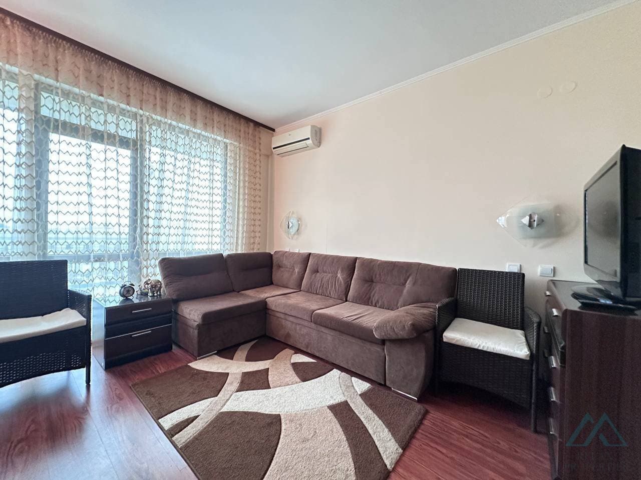 Veľký 3 izbový apartmán s terasou a výhľadom na more, Hotel Babylon, 120m od mora, Slnečné pobrežie - 4