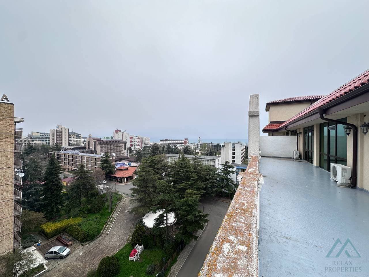 Veľký 3 izbový apartmán s terasou a výhľadom na more, Hotel Babylon, 120m od mora, Slnečné pobrežie - foto 10