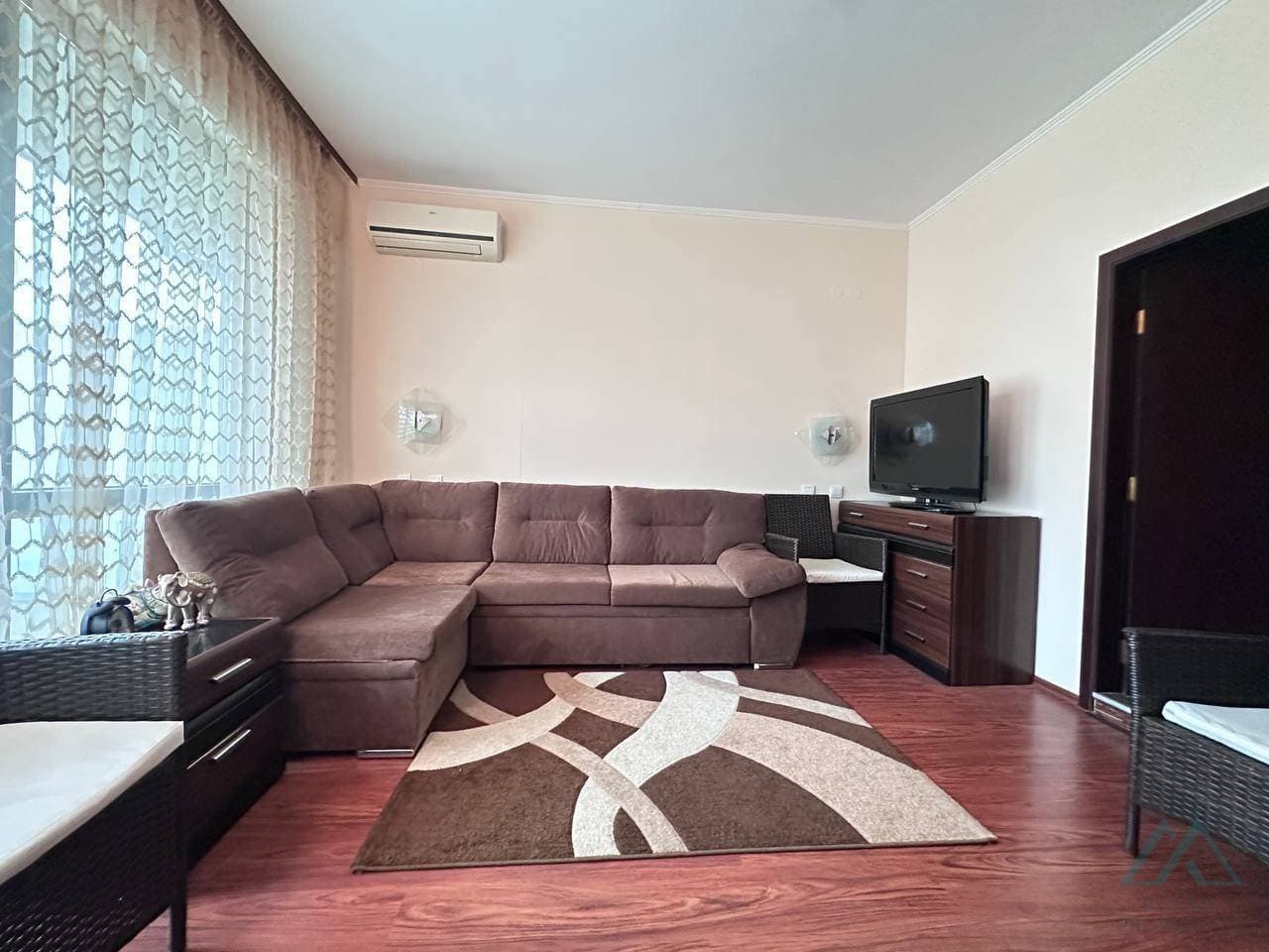 Veľký 3 izbový apartmán s terasou a výhľadom na more, Hotel Babylon, 120m od mora, Slnečné pobrežie - 3