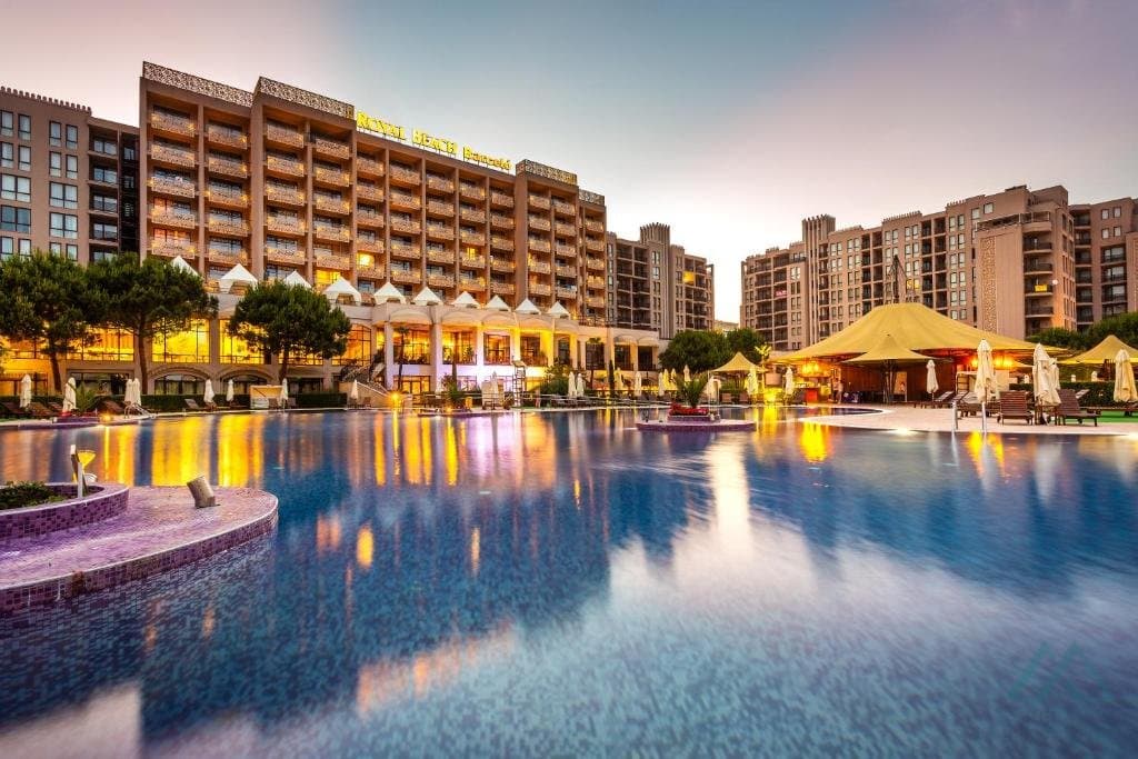 Luxusný 3 izbový apartmán s terasou a bočným výhľadom na more, Barcelo Royal Beach, Slnečné pobrežie - foto 1